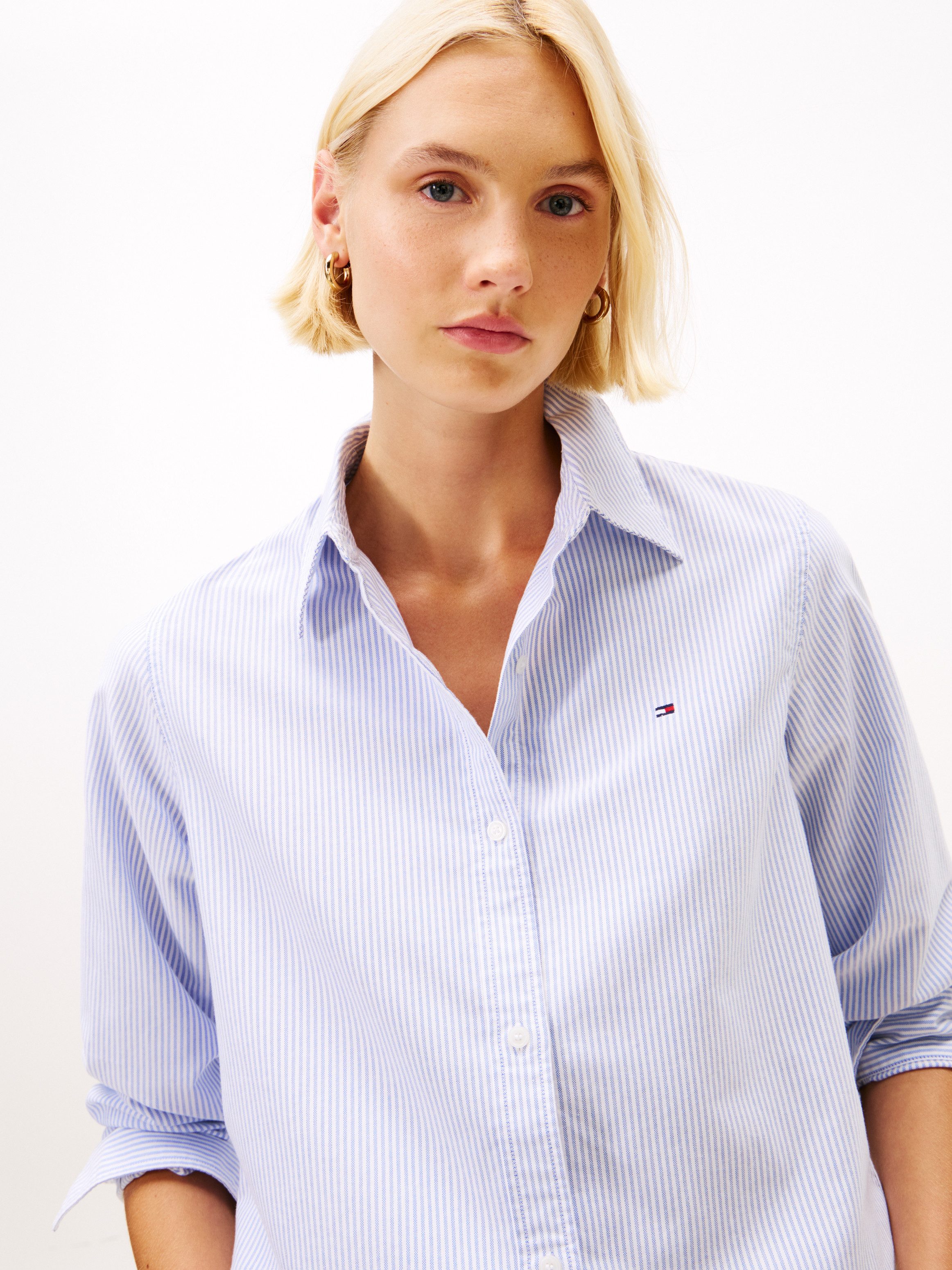 Tommy Hilfiger Hemdbluse OXFORD RELAXED FIT SHIRT mit Hemdblusenkragen und günstig online kaufen