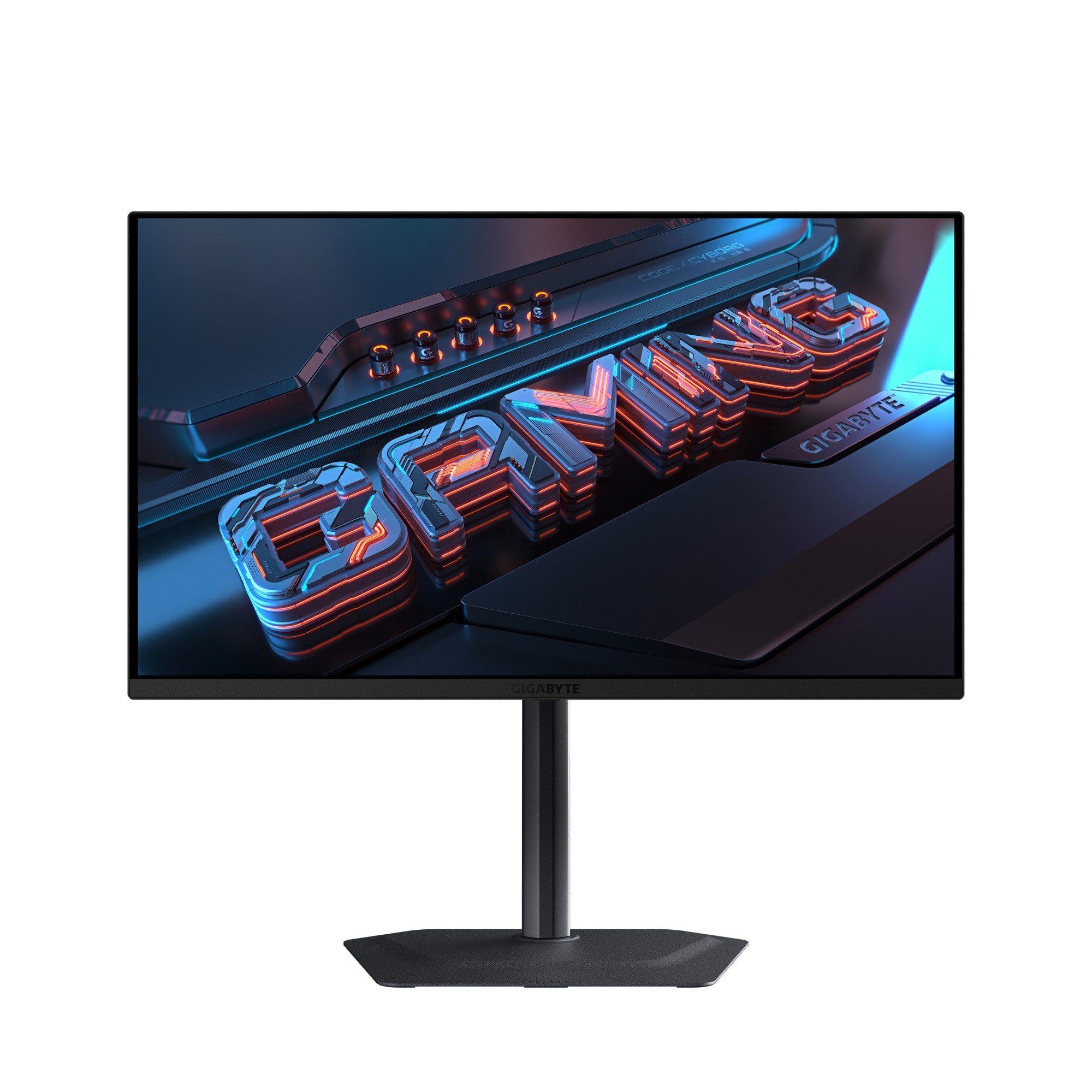 Gigabyte MO27Q2 LED-Monitor (67,8 cm/27 ", 2560 x 1440 px, QHD, 0,03 ms Reaktionszeit, 240 Hz, dreh-, neig-,schwenk-, höhenverstellbar, Lautsprecher)