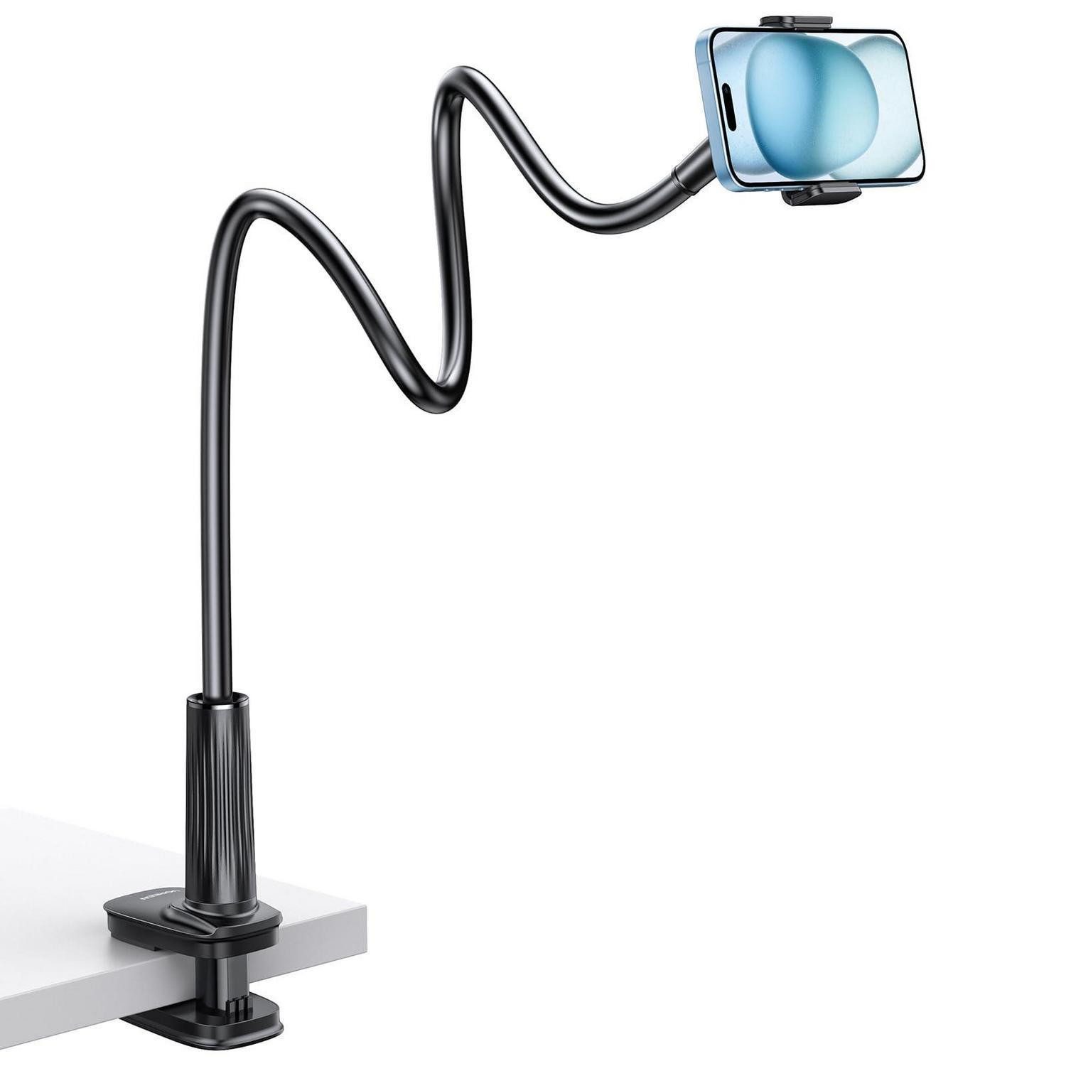 LuxusKollektion Handy-Halterung Handyhalterung Schwanenhals Klemme 90cm 360 Grad verstellbar