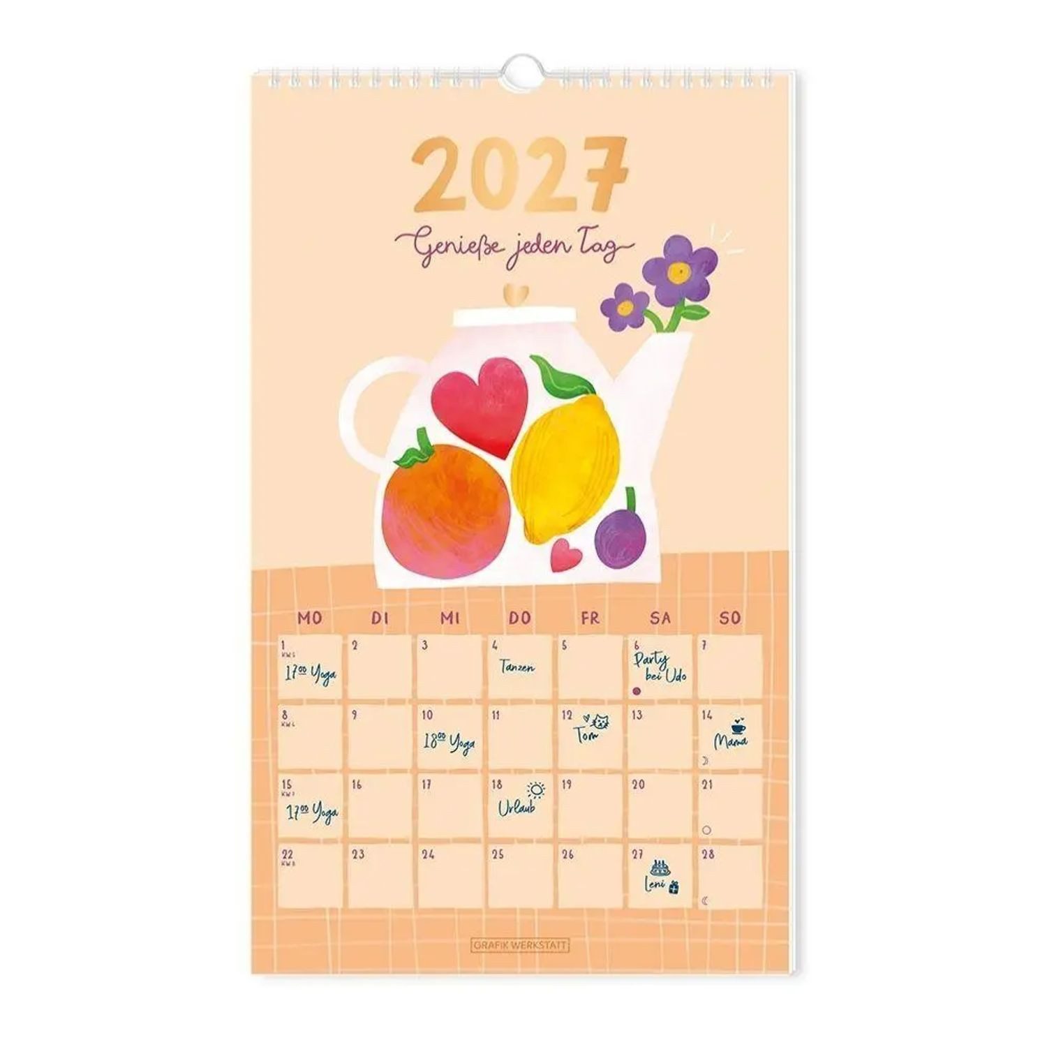 Grafik Werkstatt Wandkalender Wandkalender 2027 Genieße jeden Tag