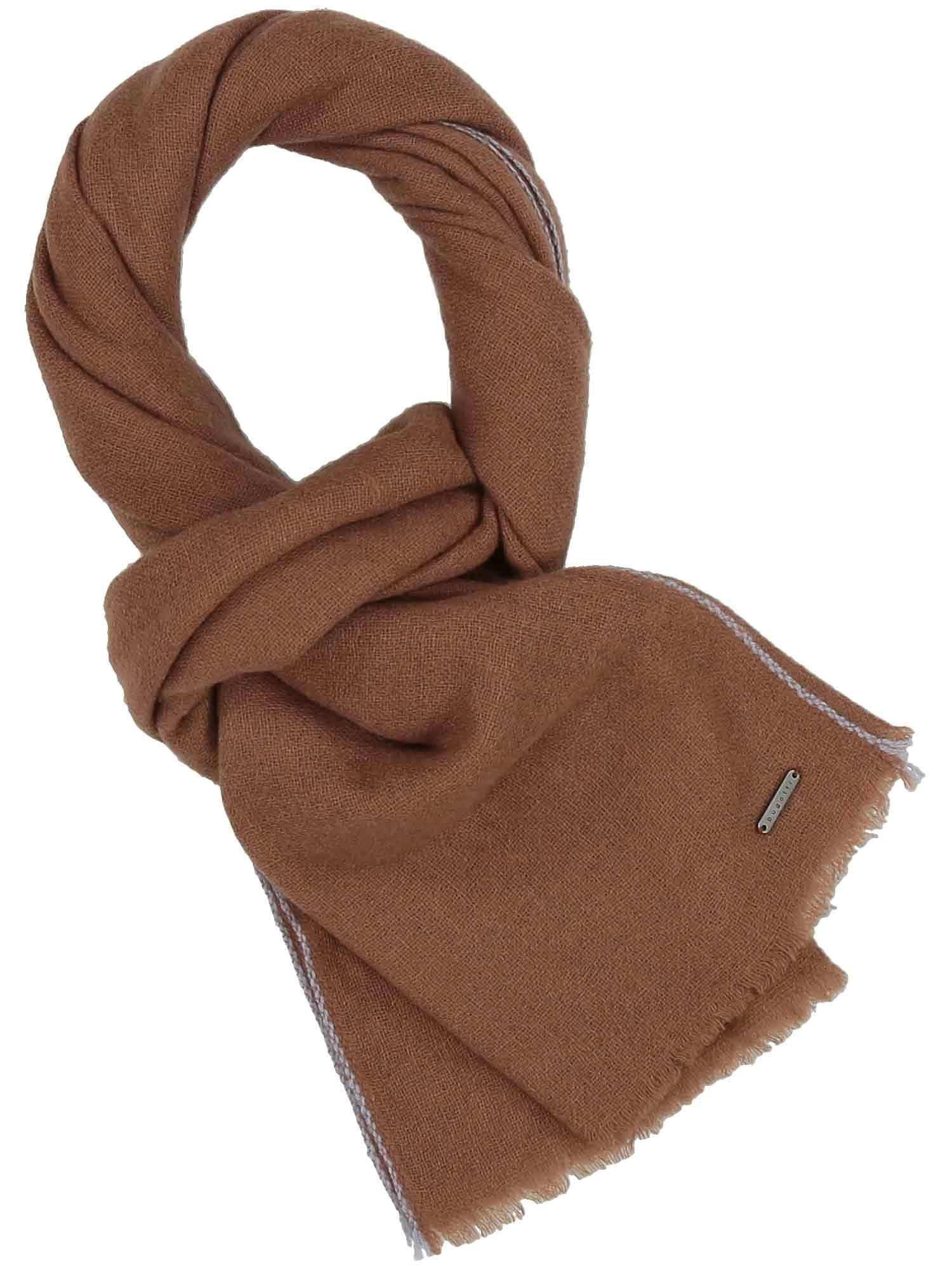 bugatti Modeschal Kaschmir Schal, (Schnittfranse)