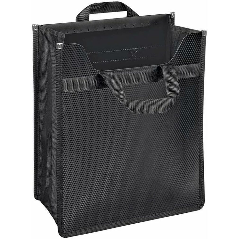 VELOFLEX Fächermappe Rucksackeinsatz VELOBAG® XXL Kunstfaser schwarz/grau