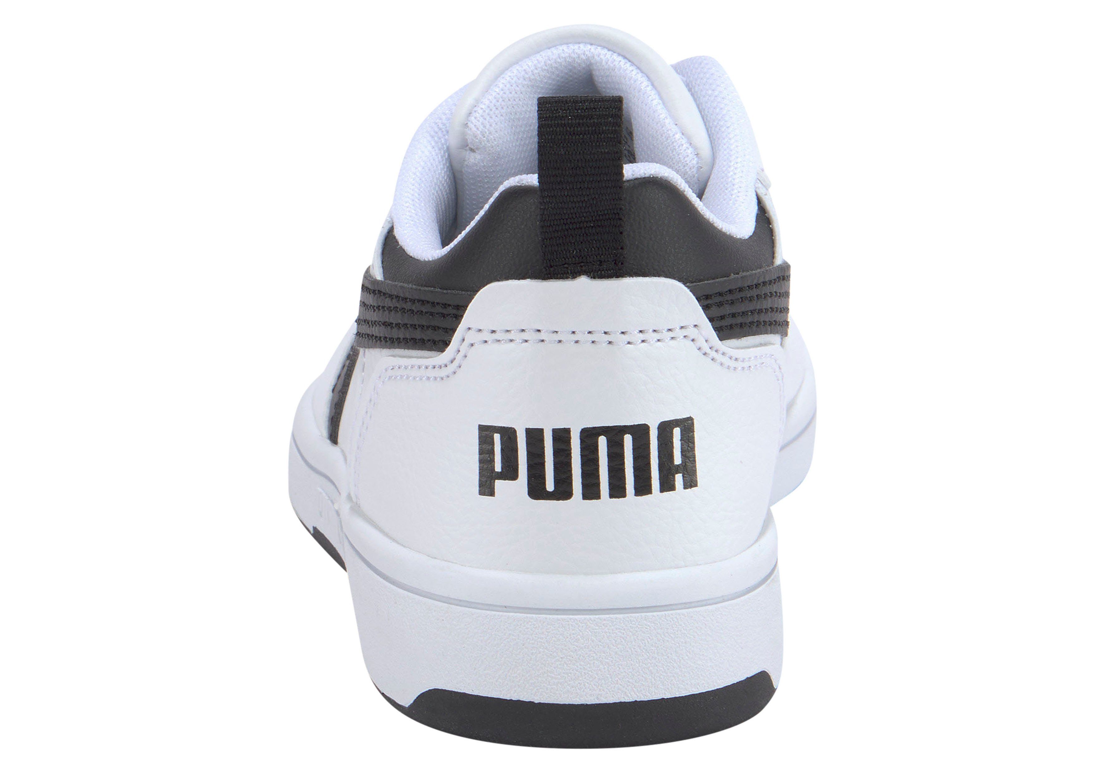 PS Black REBOUND Black-PUMA PUMA PUMA Sneaker LO White-PUMA V6