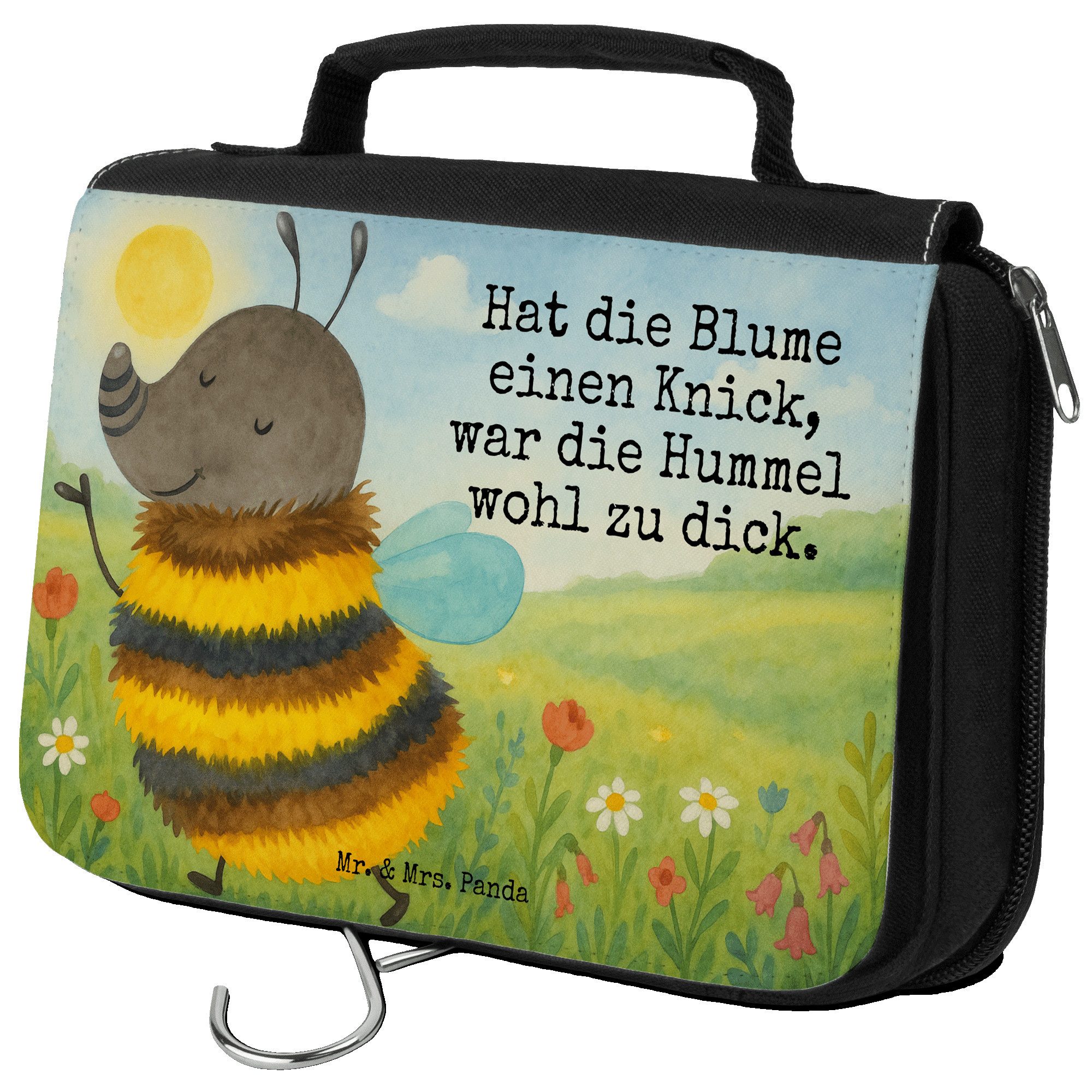 Mr. & Mrs. Panda Сумки для туалетного приладдя Hummel flauschig Design, Kosmetiktasche, Weiß, Natur, Kulturtasche, W (Packung, 1-tlg)