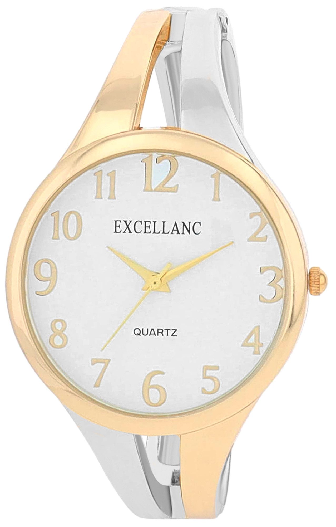 Excellanc Quarzuhr 1800265 Spangenuhr mit Metallarmband, modern, Damen