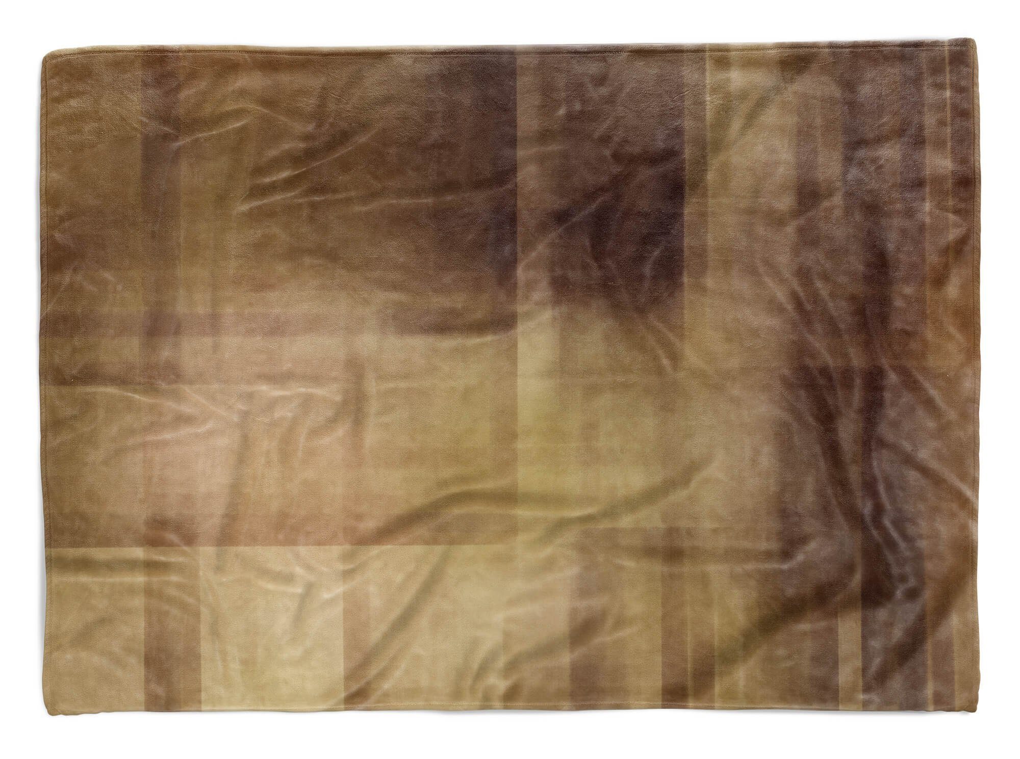 Sinus Art Handtücher Handtuch Strandhandtuch Saunatuch Kuscheldecke mit Fotomotiv Abstrakt Braun, Baumwolle-Polyester-Mix (1-St), Handtuch