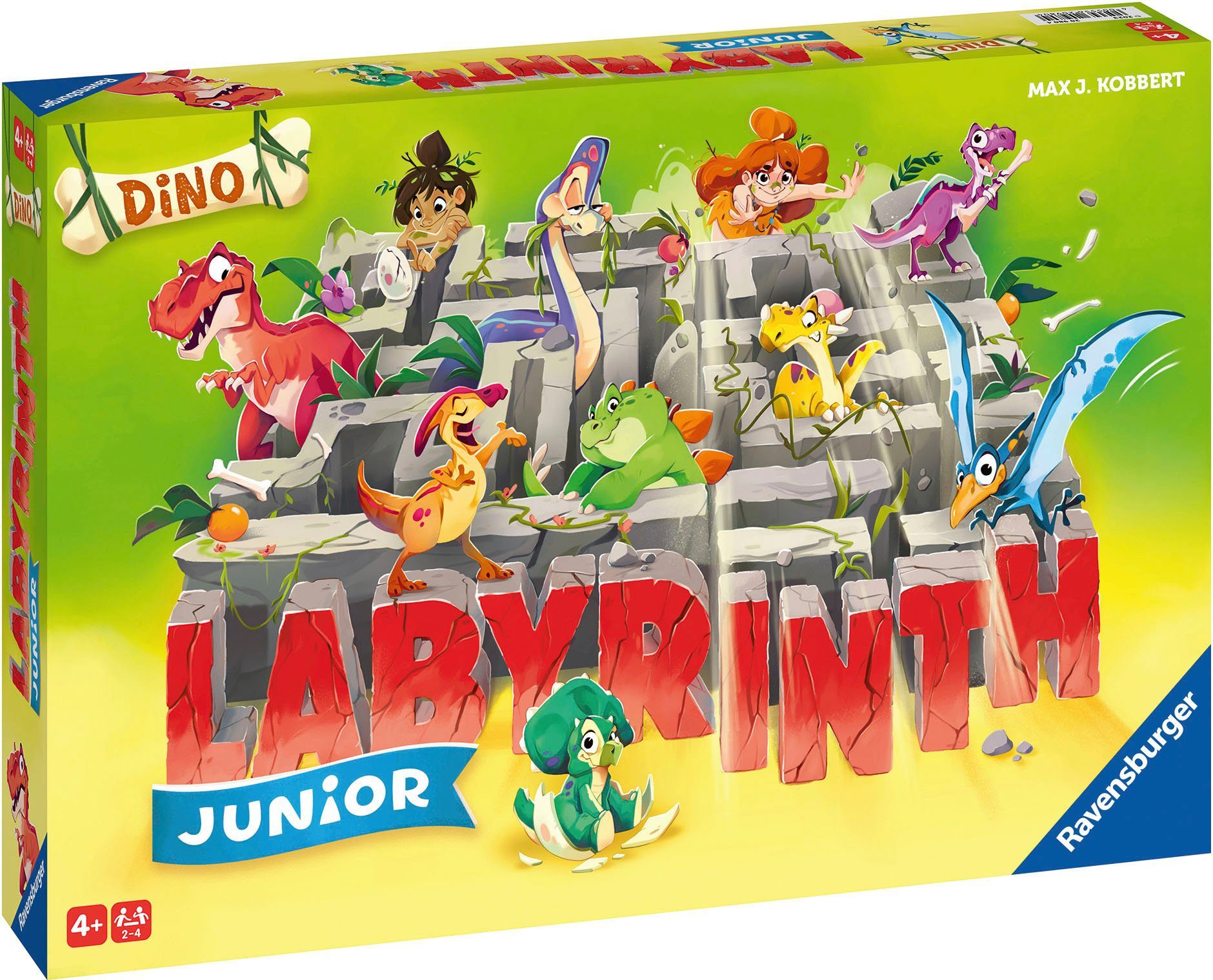 Made in etwas mit Labyrinth, Profi-Variante - Spielregeln Inklusive weltweit, FSC® schützt Europe; schwierigeren Junior Merkspiel - Dino Wald Ravensburger Spiel,