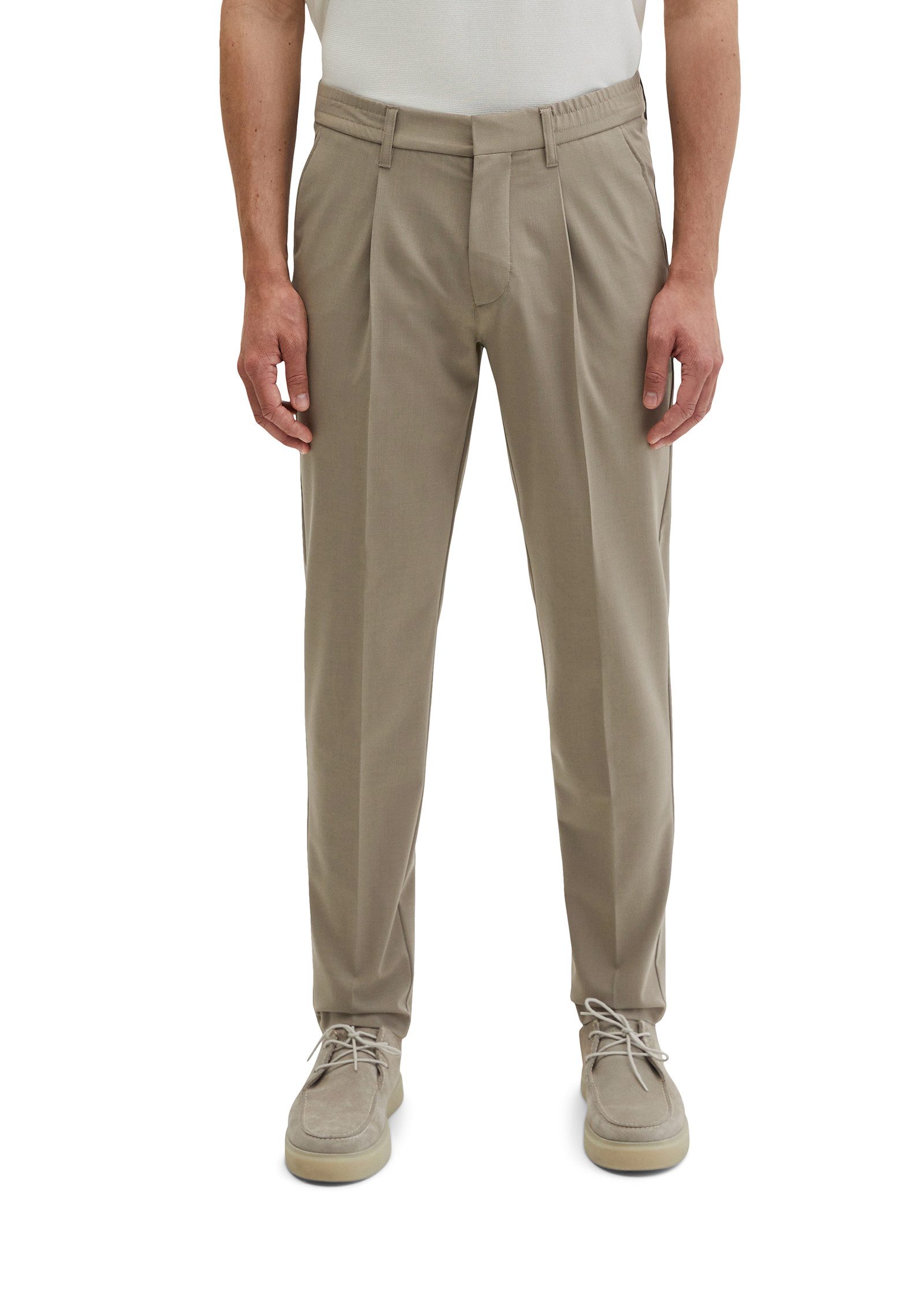 Marc O'Polo Jogger Pants DFB Travel Collection Model: Morot, aus leichtem Technical Wool Blend