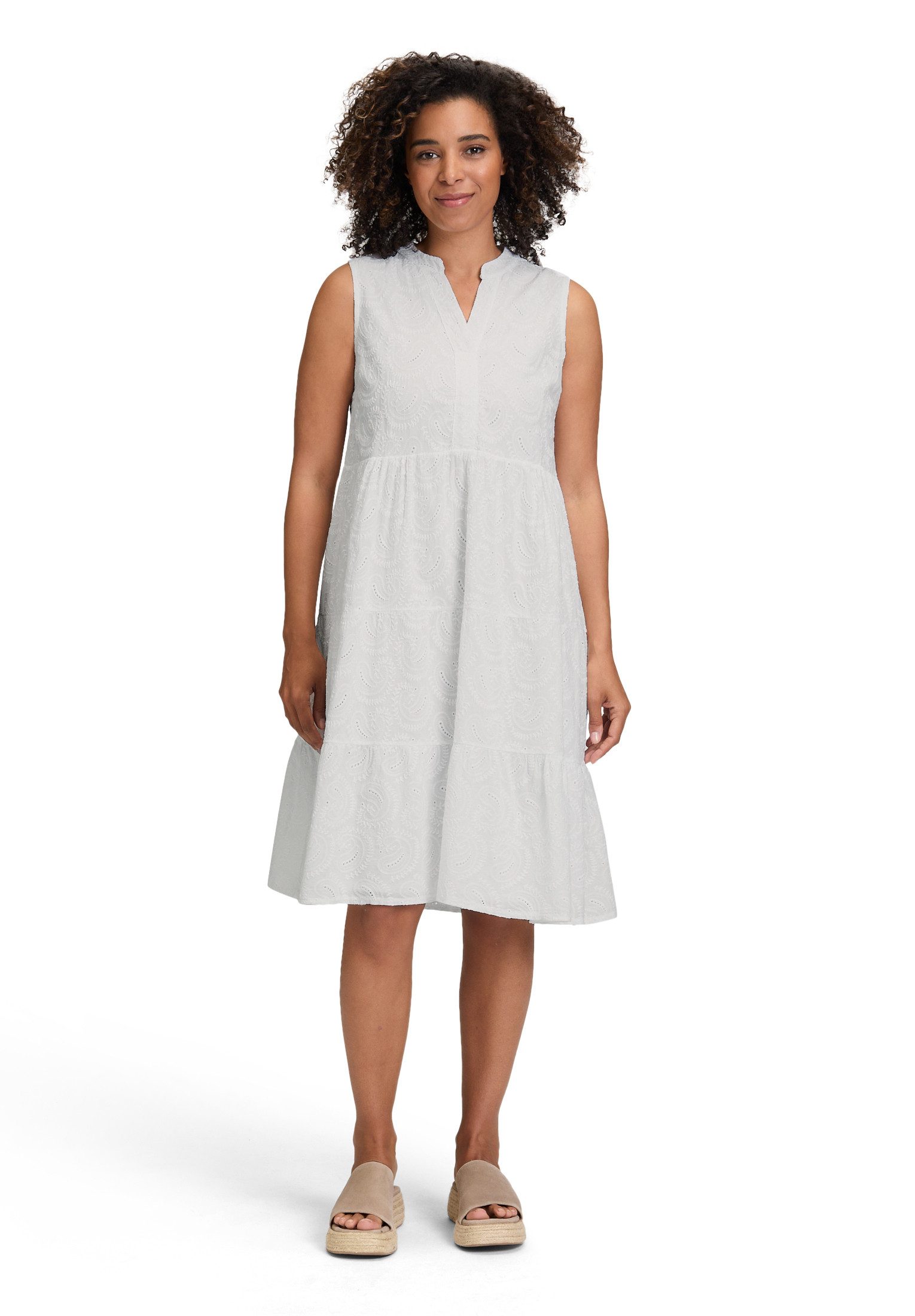 Cartoon Spitzenkleid Damen mit Lochmuster Design