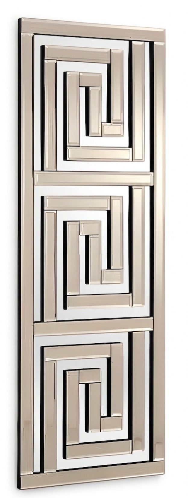 Xlmoebel Spiegel Grauer eleganter Glas-Spiegel für Wohnraum und Flur (1-St), Made in Europa