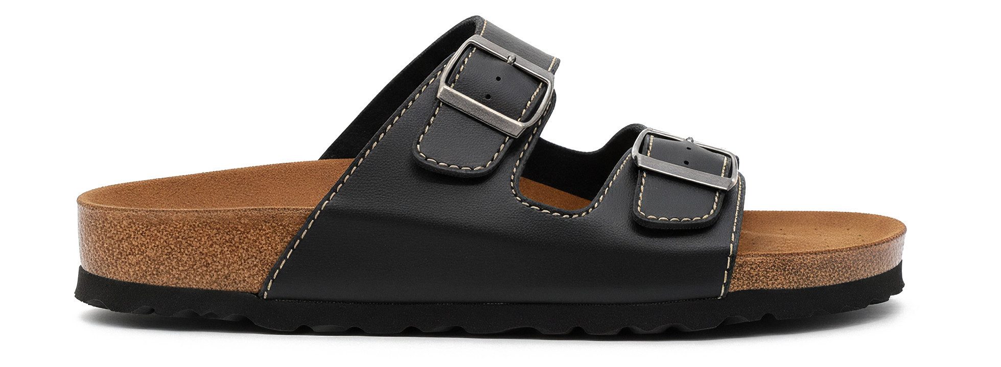 Nawemo Leder-Zimtlatschen Nawemo Hausschuh