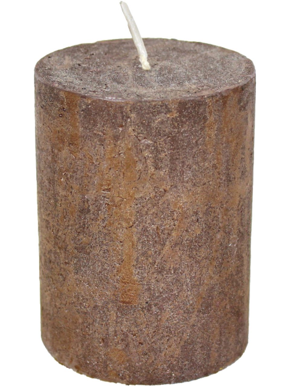 House of Rustic Stumpenkerze House of Rustic Kerze mocca Ø 6,8 x 9 cm