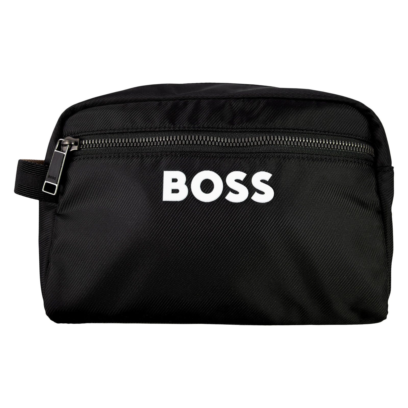 BOSS Kulturbeutel Catch 3.0 Washbag, mit seitlichem Tragegriff, großes Markenlogo auf Vorderseite