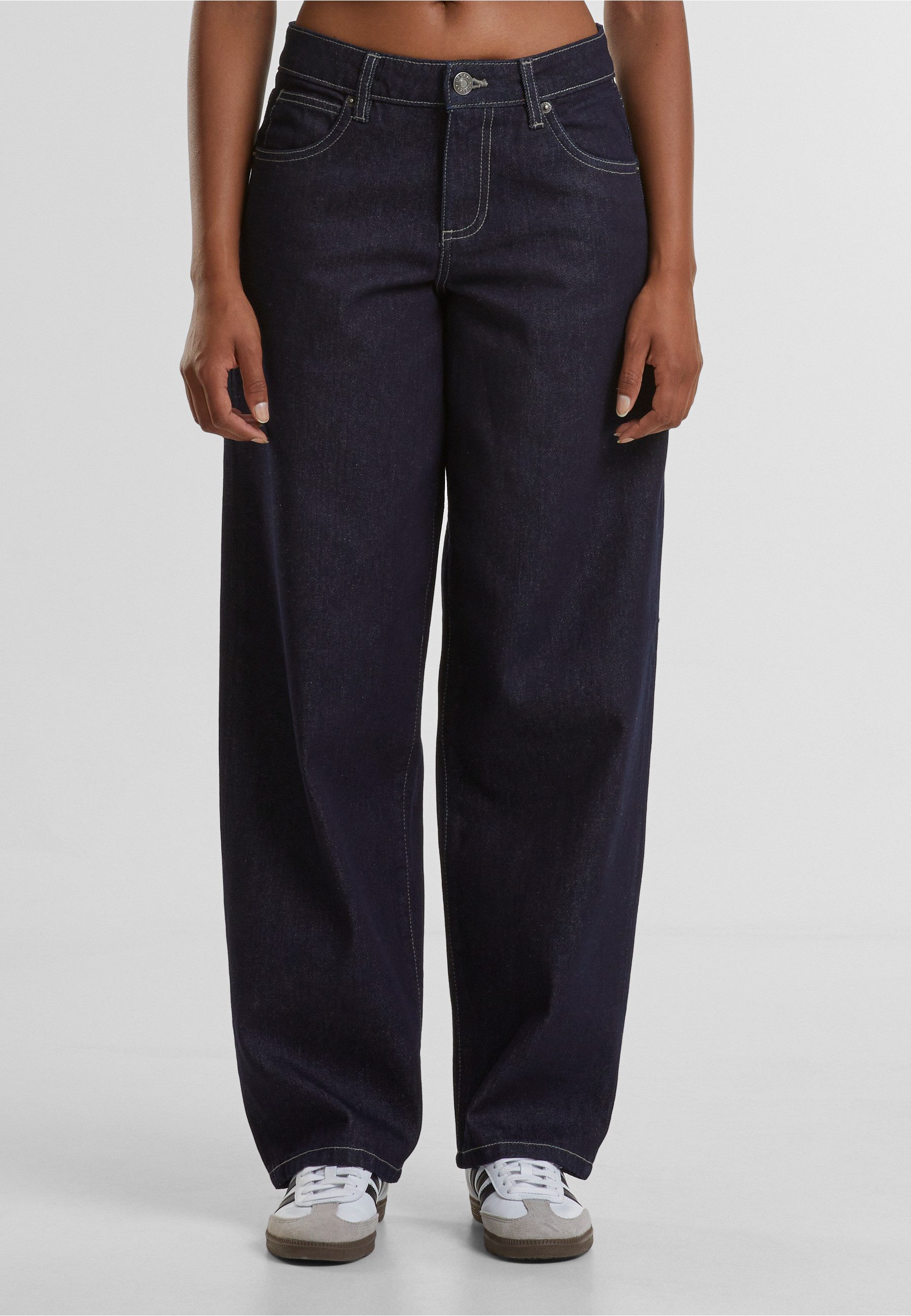 URBAN CLASSICS Bequeme Jeans Urban Classics Ladies Mid Waist 90´s Jeans