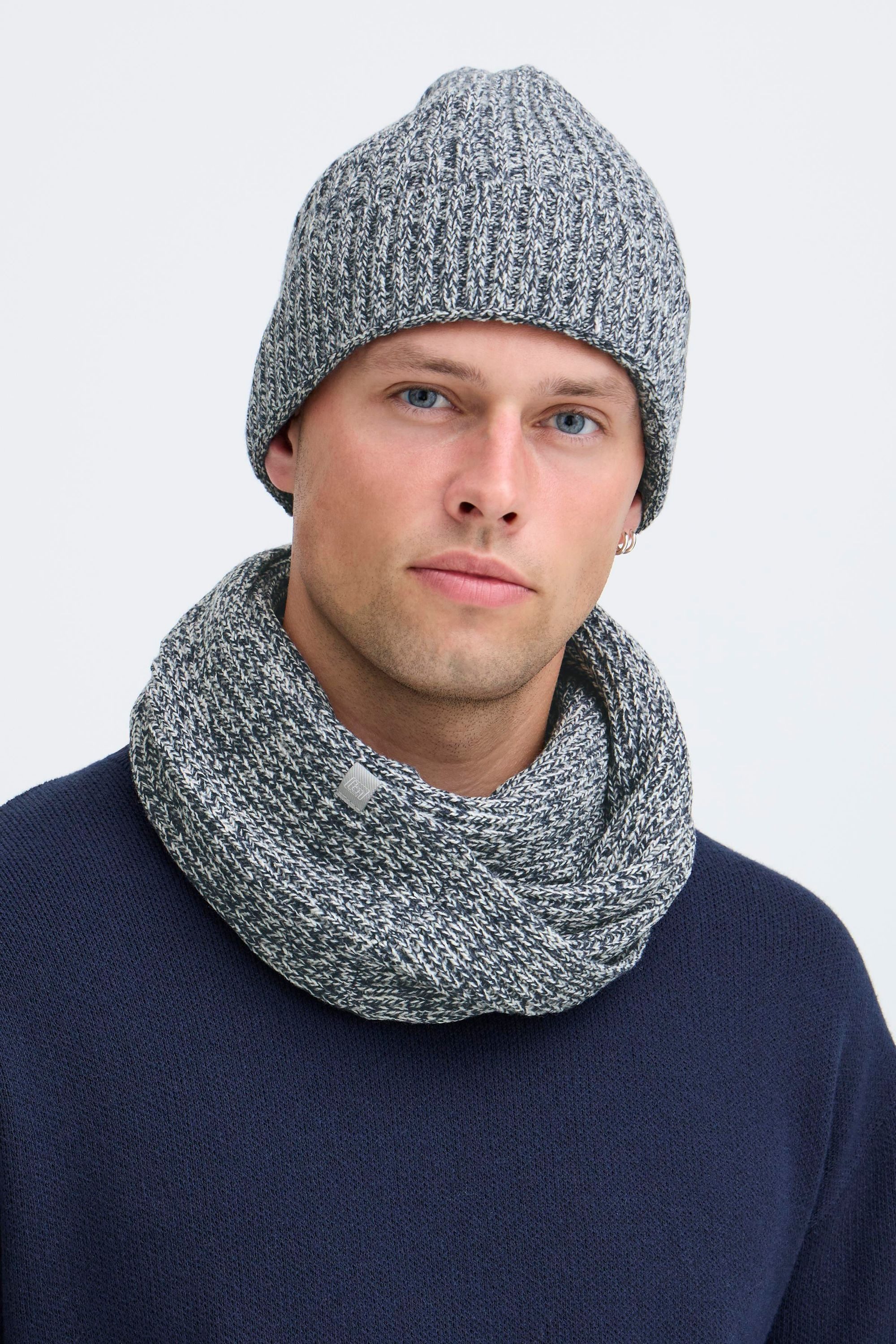 Blend Beanie BHSceal Modischer Tubeschal in MeLange-Optik