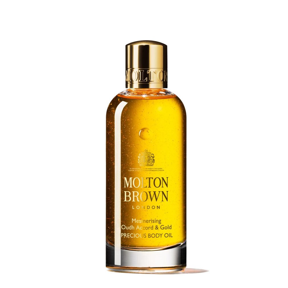 Molton Brown Körperöl Hypmerising Oudh Accord and Gold Körperöl (kostbares Körperöl) 100 ml