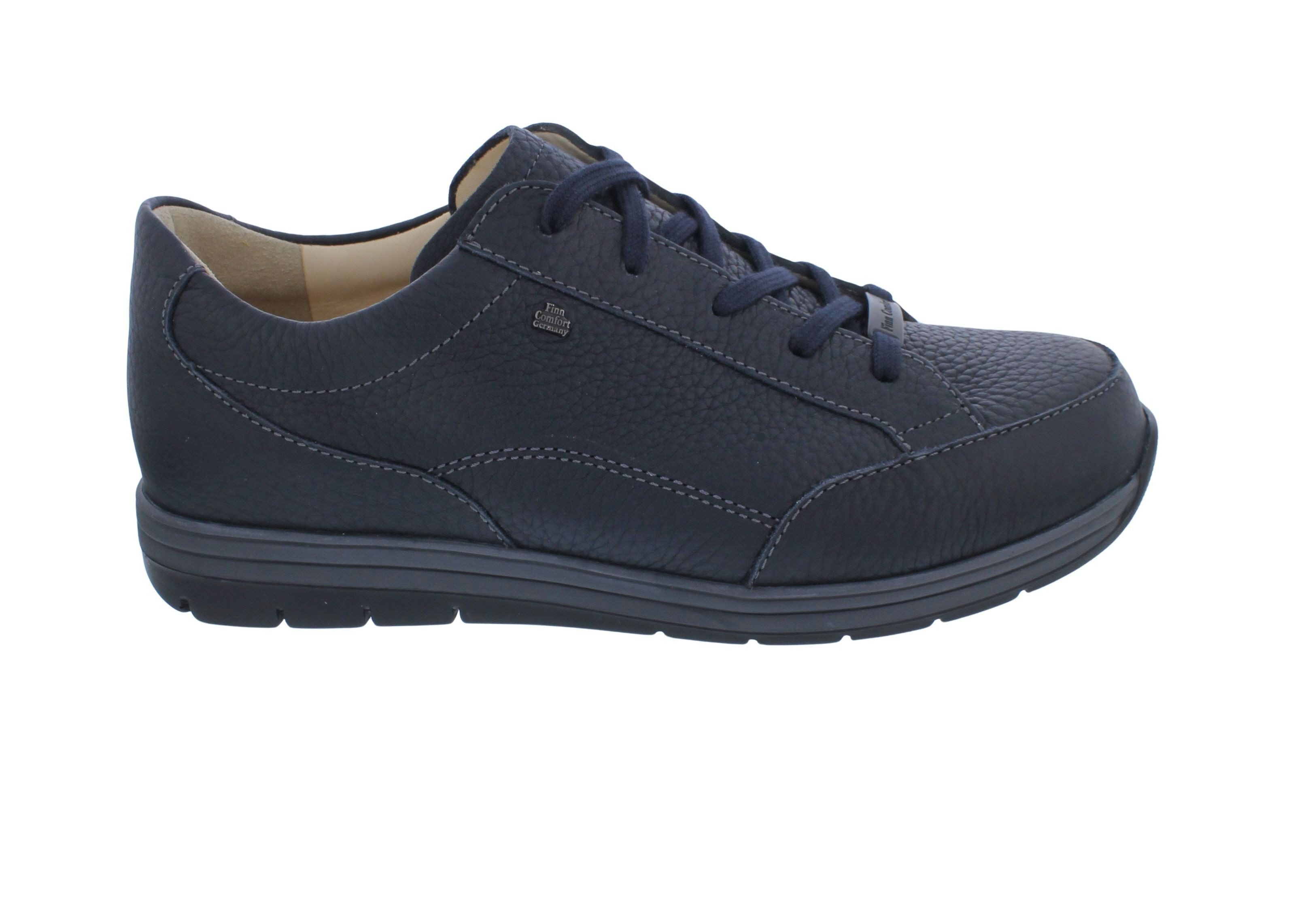 Finn Comfort Finn Comfort Herrenhalbschuh in Extraweite M Osorno 1402-813098, Glatt Schnürschuh