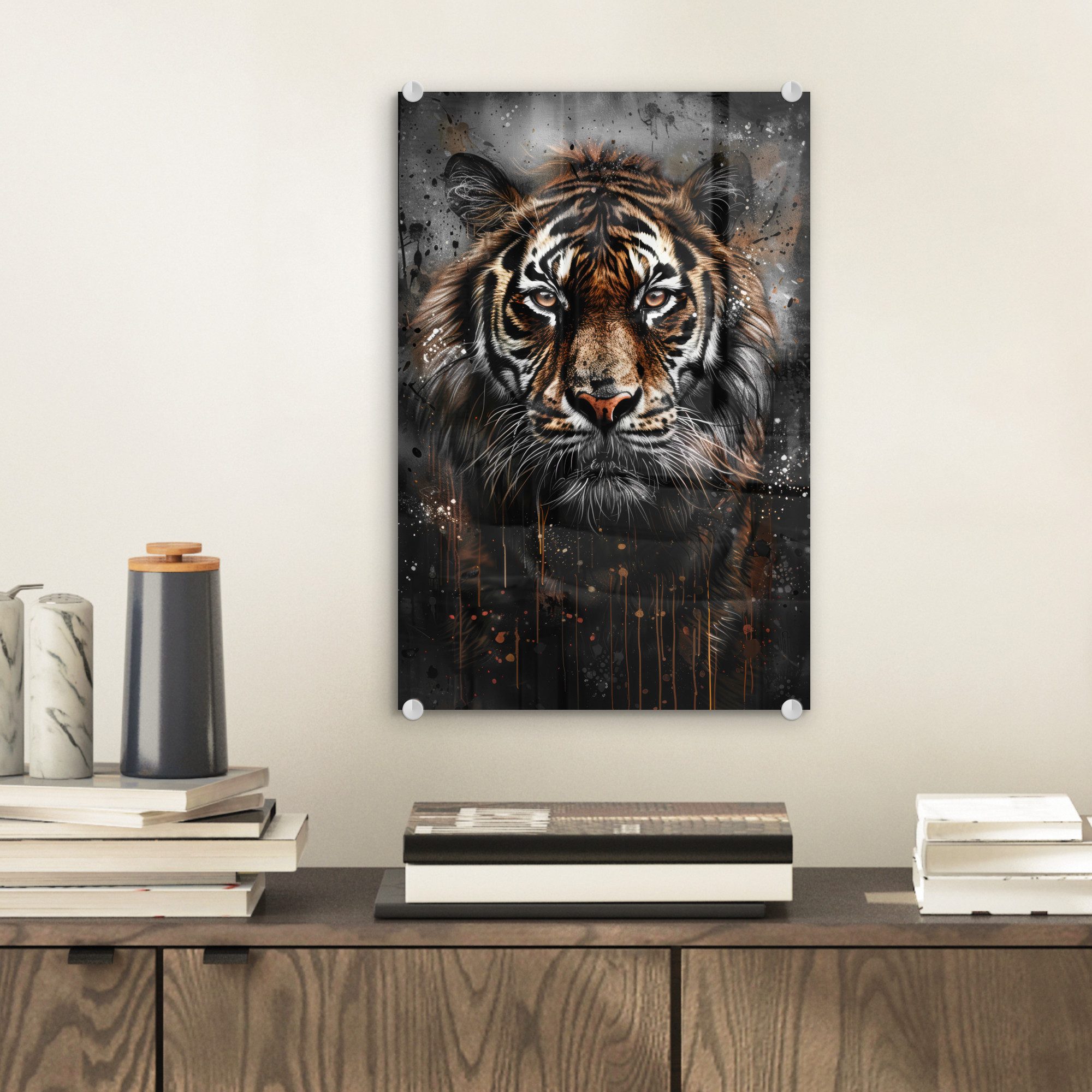 MuchoWow Acrylglasbild Tiger - Tiere - günstig online kaufen