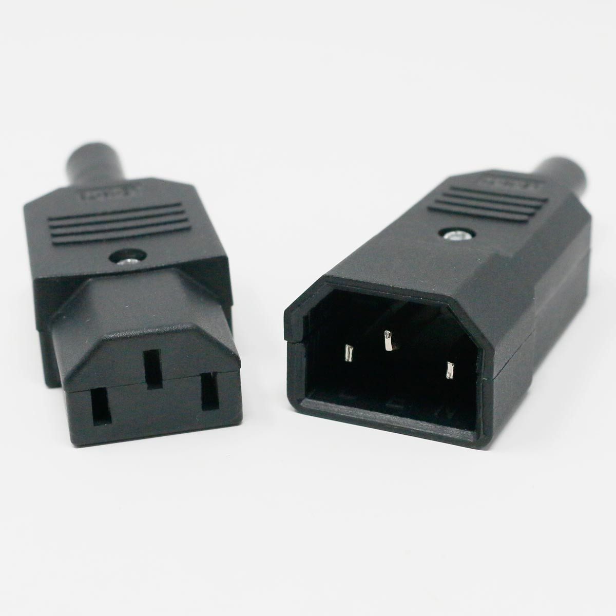 Maxtrack Schuko-Stecker Kaltgeräte-Steckverbinder IEC 320 Stecker & Kupplu