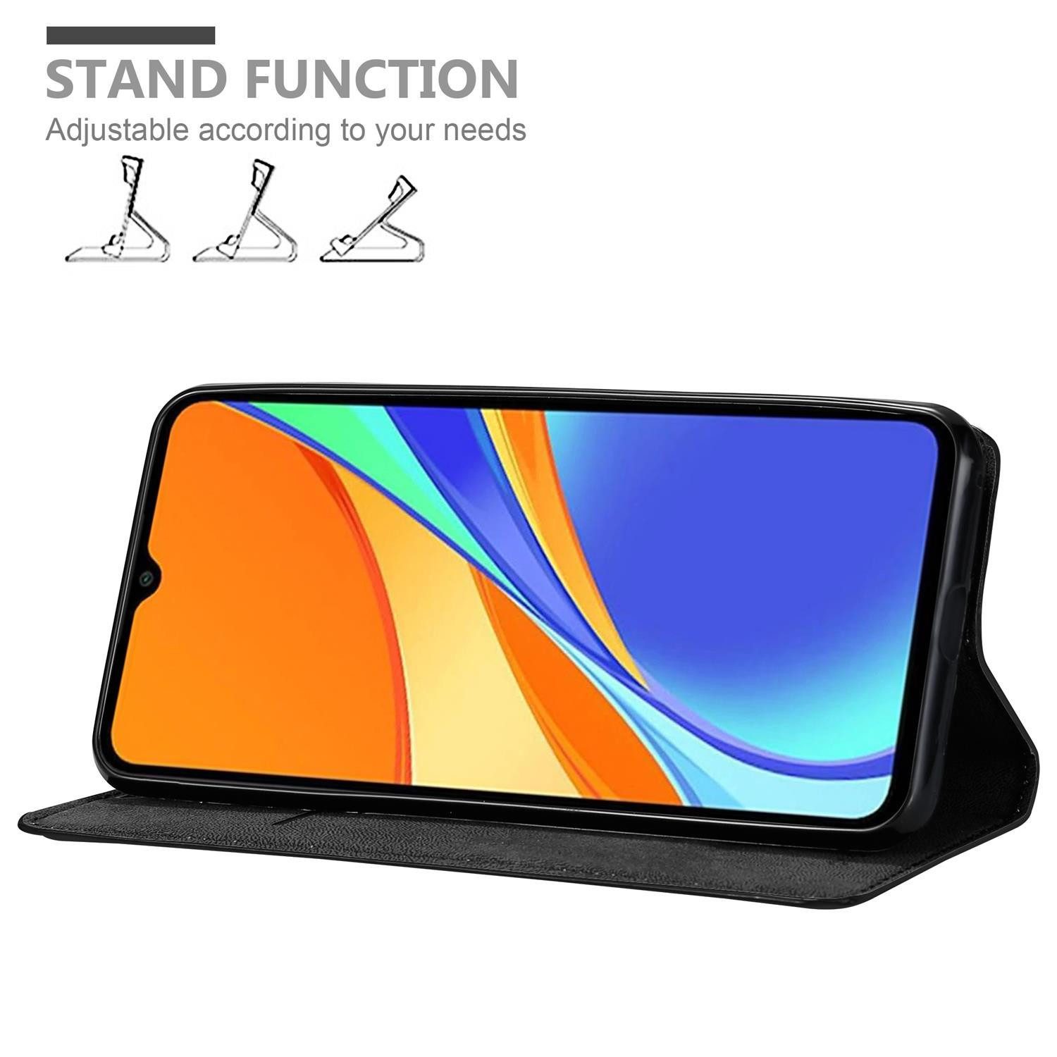 Cadorabo Handyhülle für Xiaomi RedMi 9C / RedMi 10A Hülle Xiaomi RedMi 9C, Hülle Schutzhülle mit Standfunktion, Magnetverschluss und Kartenfach
