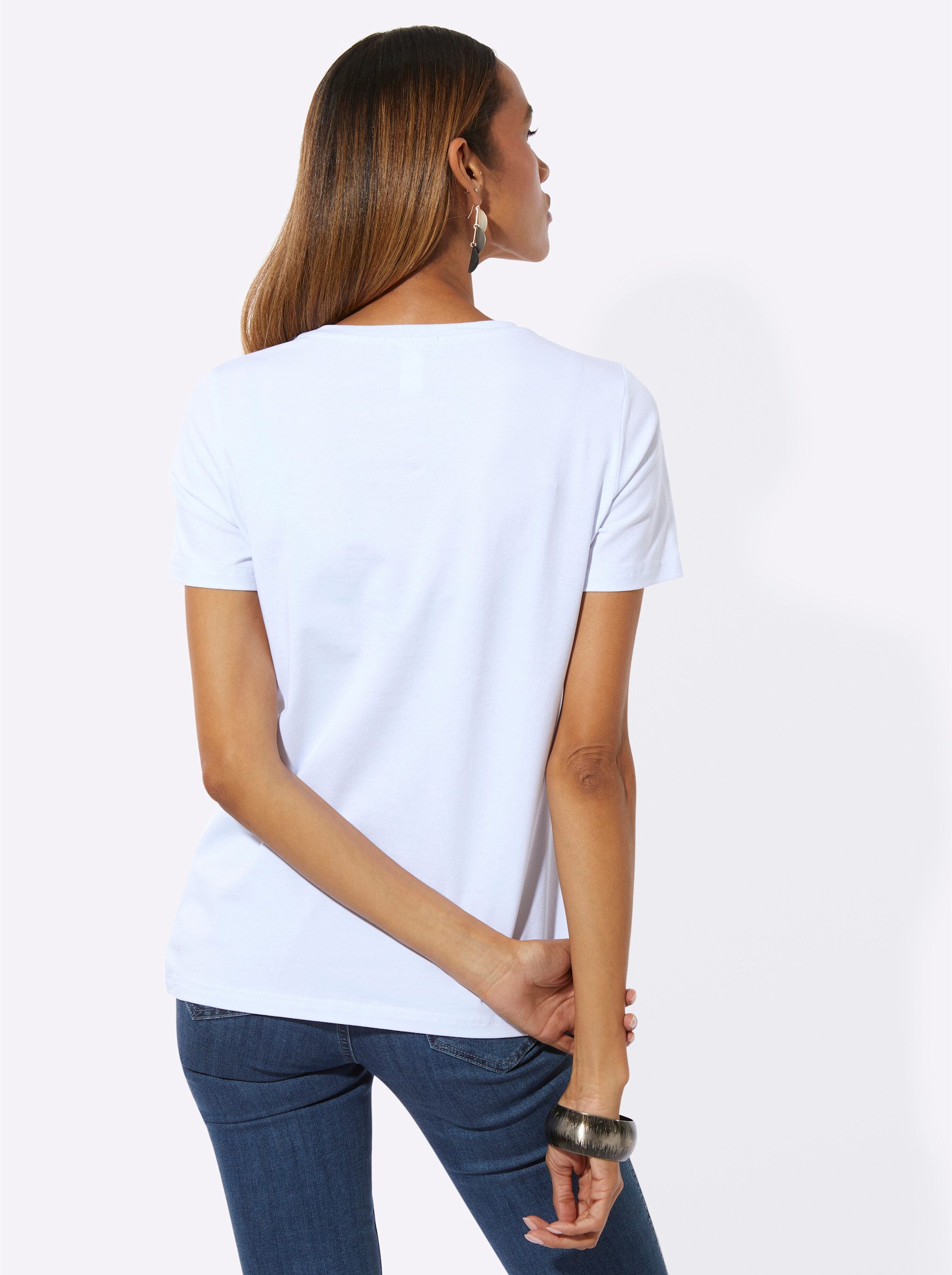 creation L T-Shirt Rundhalsshirt .