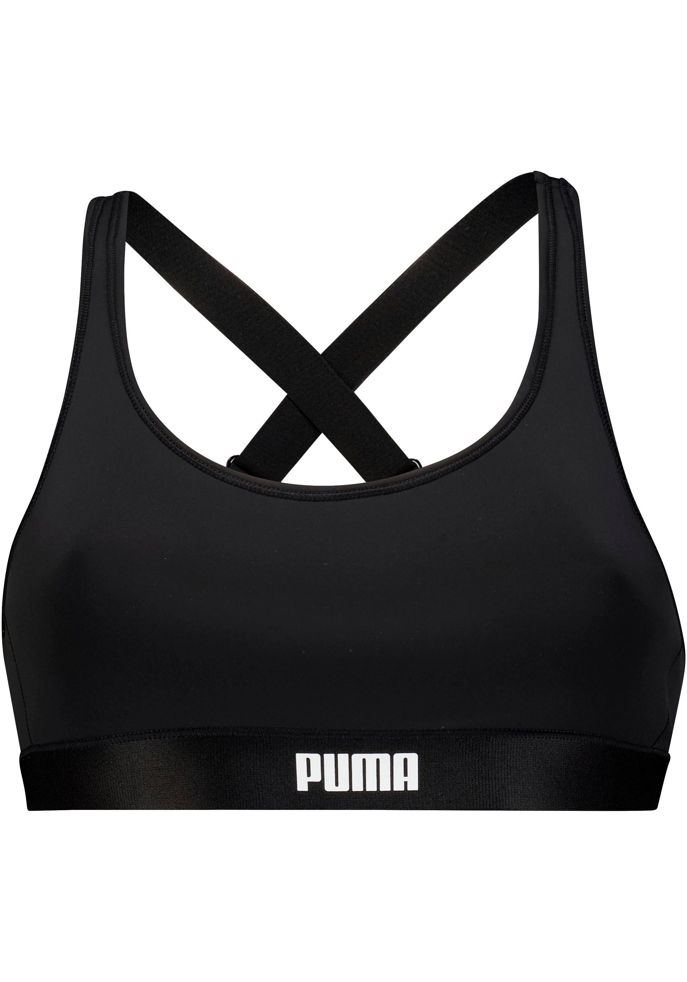 PUMA Sport-Bustier (1-tlg) mit Logobund