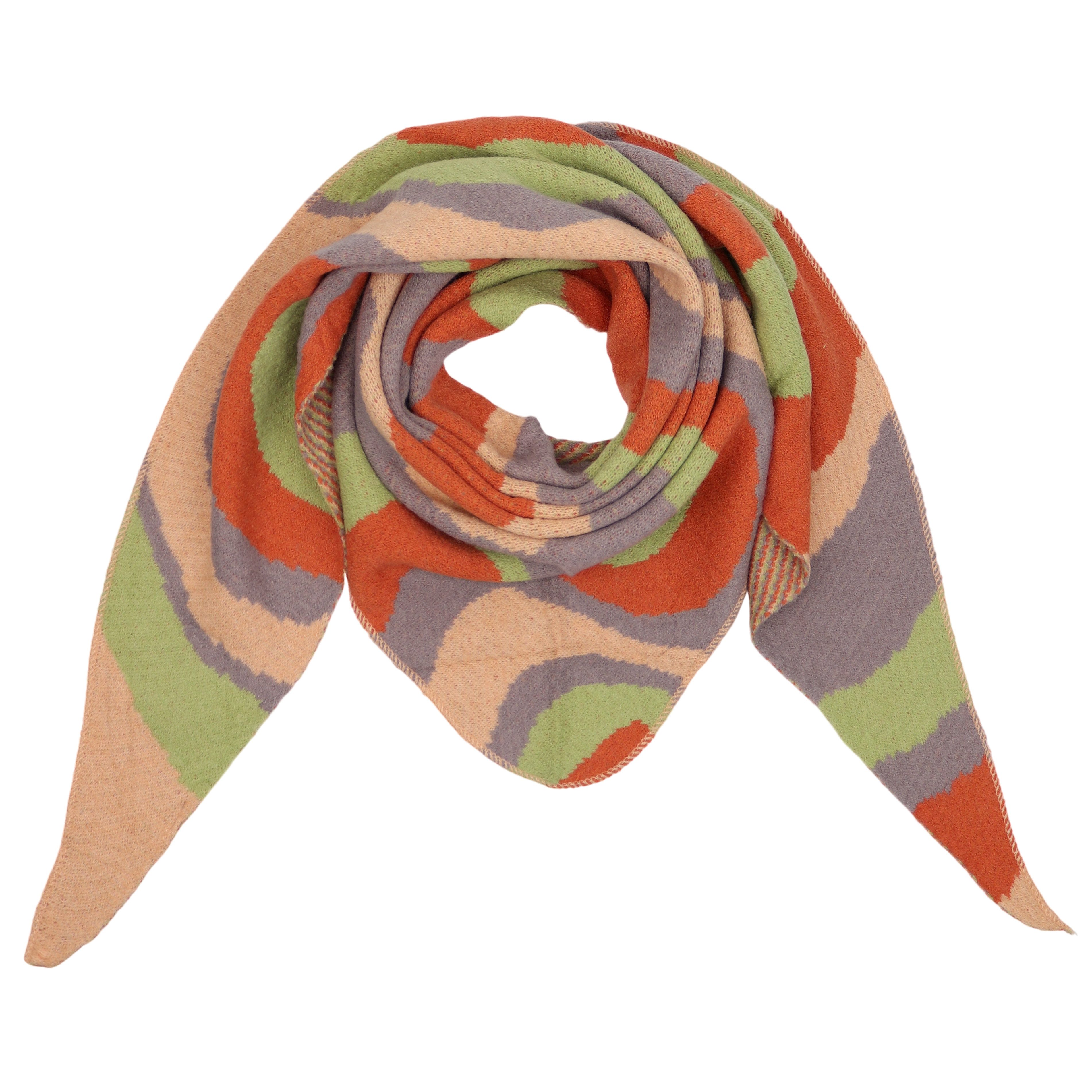 MIRROSI Dreieckstuch kuschliger und warmer Dreiecksschal ca.180x80 cm, (Leo Bunt Muster; Neue Kollektion Herbst/Winter 2025), Trendiges LEO-Design, wärmend & weich