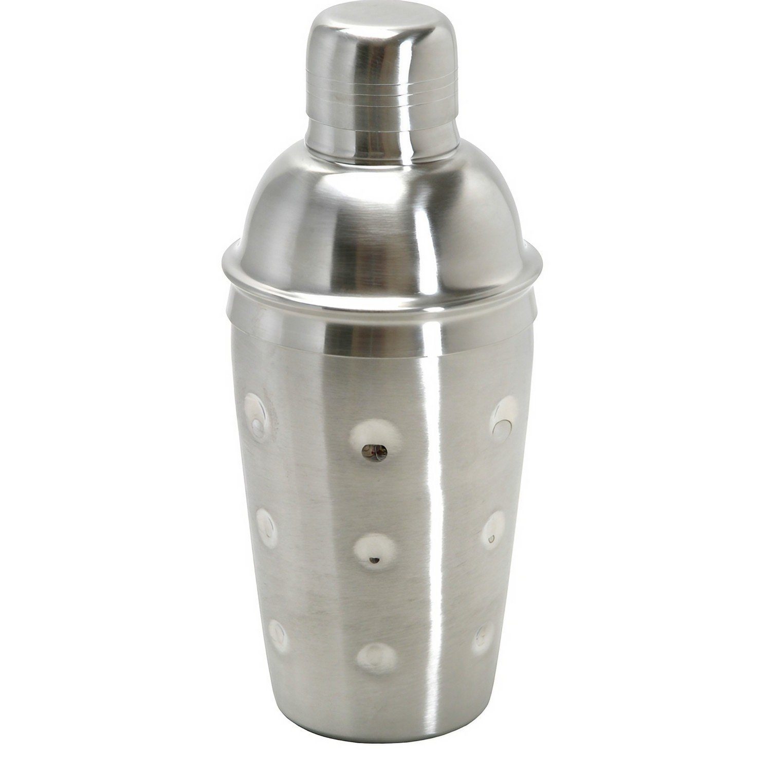 FUCHS Cocktail Shaker Cocktail shaker 3tlg. - Edelstahl mit Sieb - 500 ml.