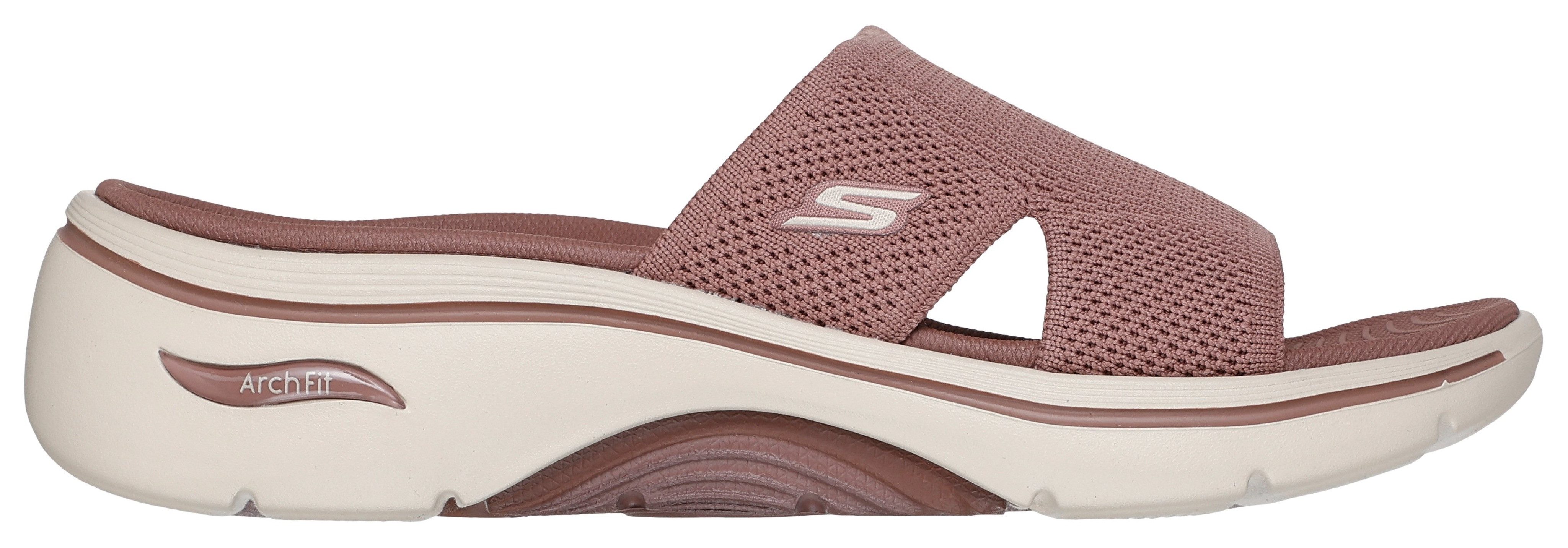 Skechers GO WALK ARCH FIT 2.0 SANDAL- Pantolette Strandschuh, Slipper mit ArchFit Laufsohle