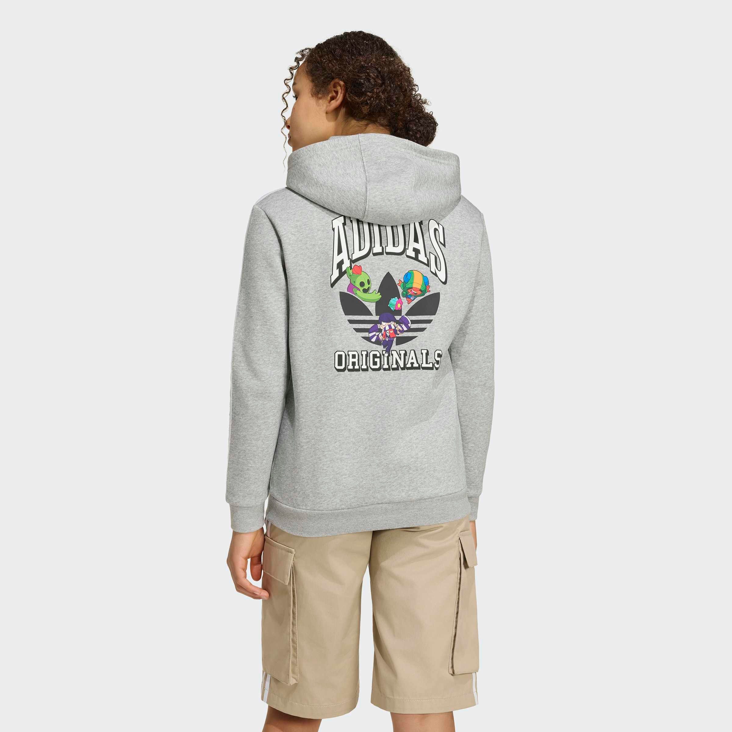adidas Originals Kapuzensweatshirt GRAFIK-HOODIE, LOCKER GESCHNITTEN