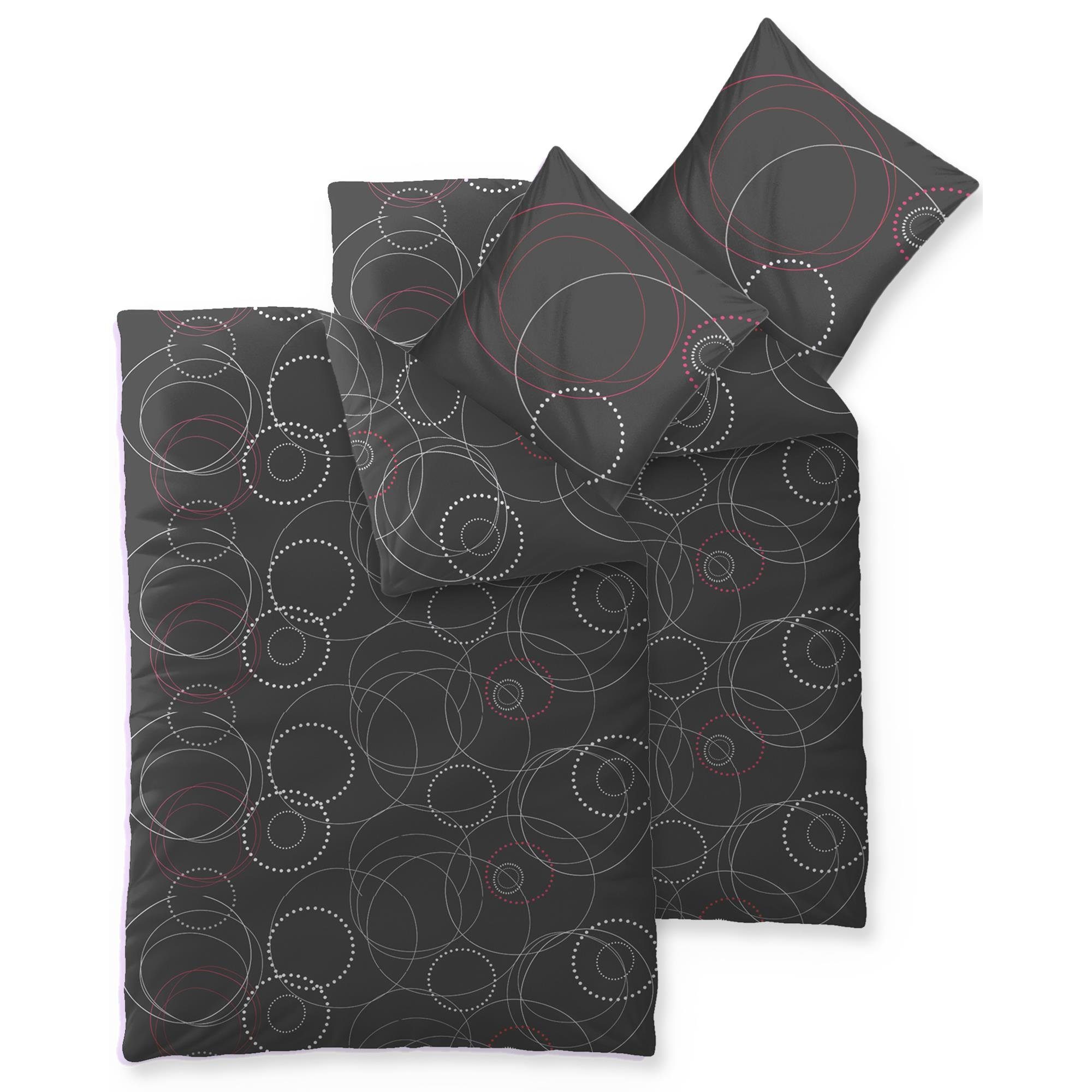 aqua-textil Bettwäsche Trend Bettgarnitur Renforcé Reißverschluss günstig online kaufen