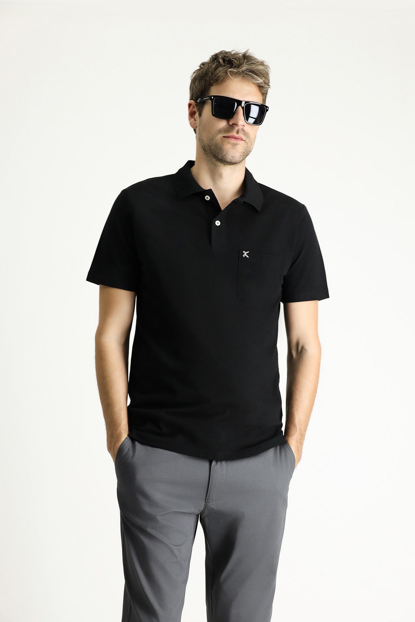 KIGILI Poloshirt Regular Fit Polo-Shirt für günstig online kaufen