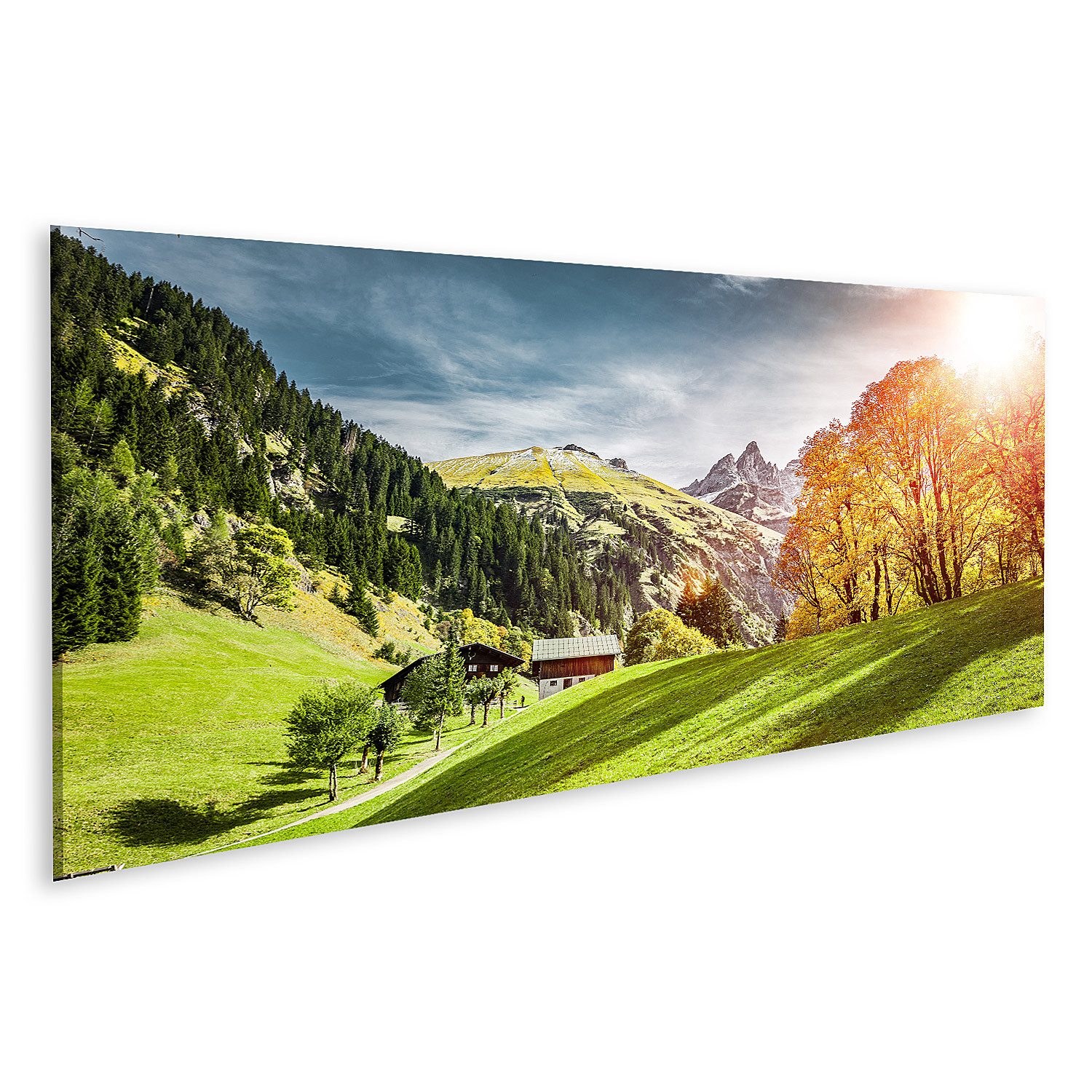 islandburner Leinwandbild Einödsbach Bei Oberstdorf Allgäu Bilder
