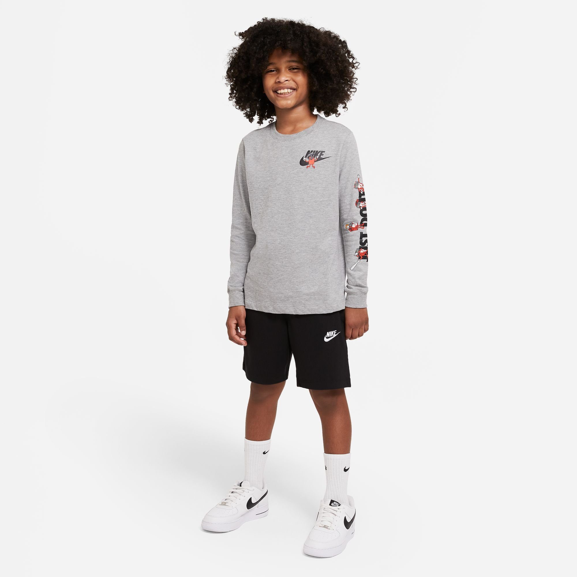Nike Sportswear Shorts BIG KIDS' (BOYS) SHORTS JERSEY schwarz