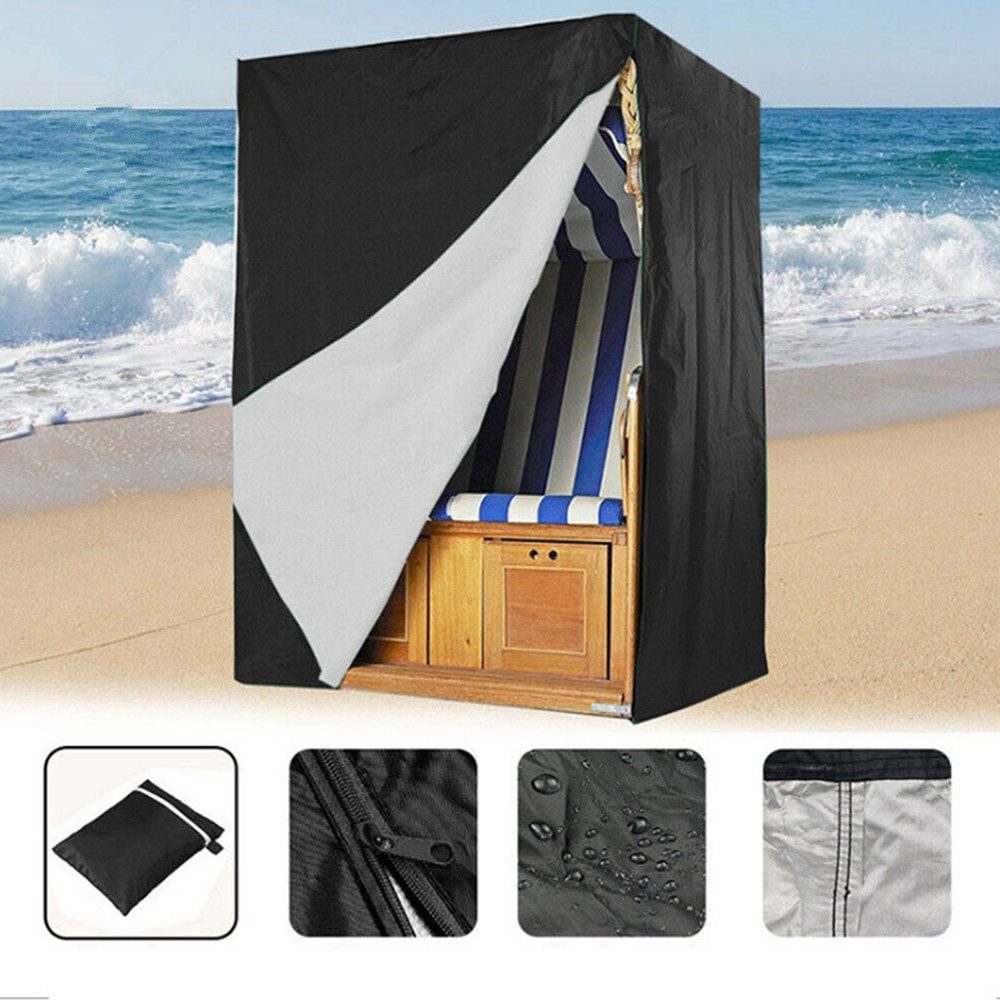 XDeer GartenmöbelSchutzhülle Strandkorb Schutzhülle,Abdeckung für