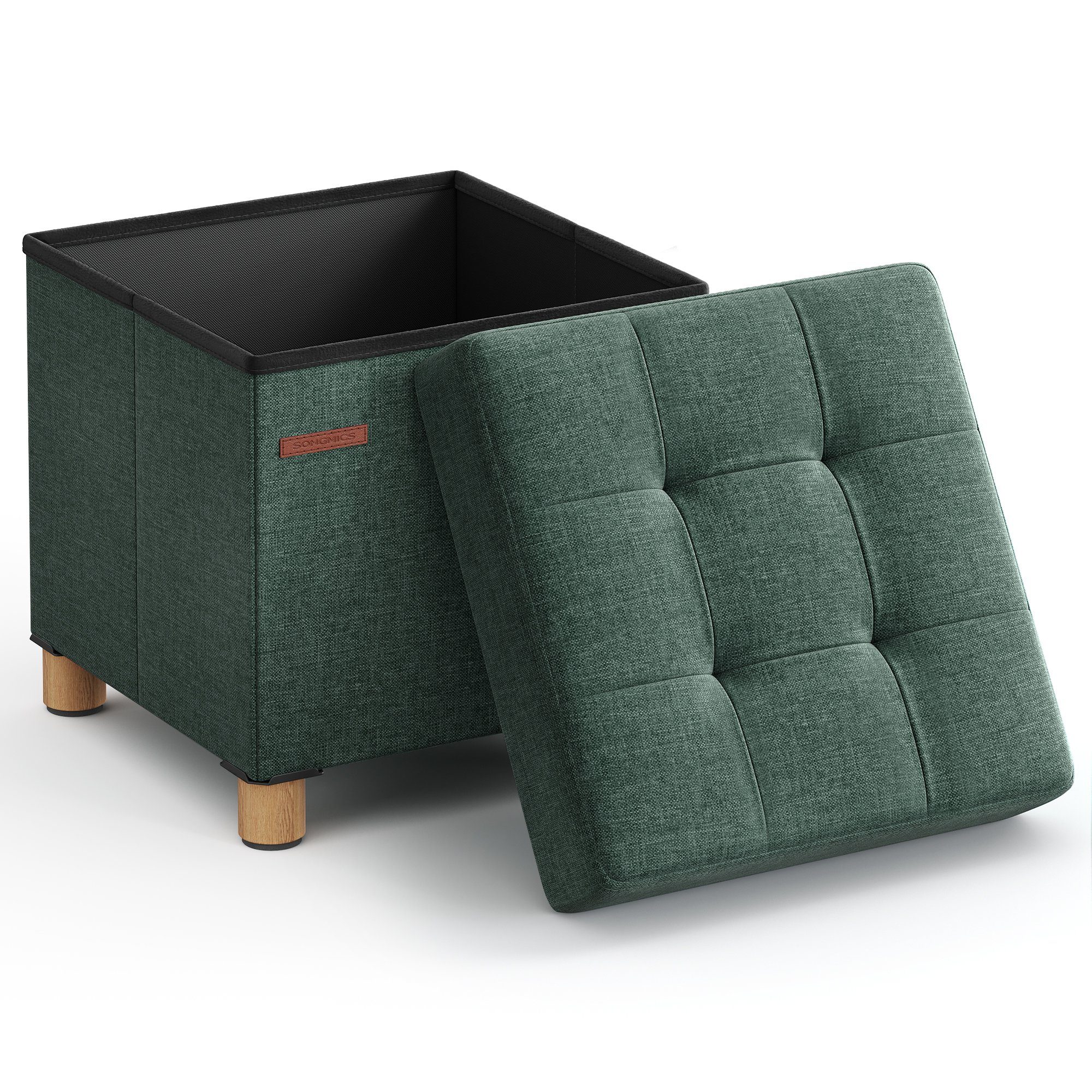 SONGMICS Sitzhocker, mit Stauraum, Schuhbank, klappbare Sitztruhe, Fußbank, günstig online kaufen