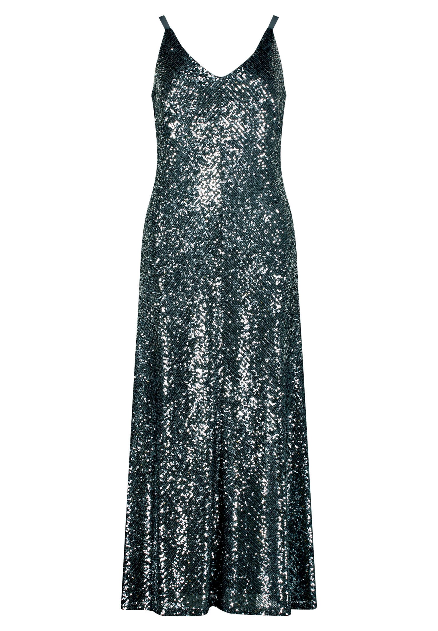 Vera Mont Abendkleid Damen mit Pailletten Glitzer