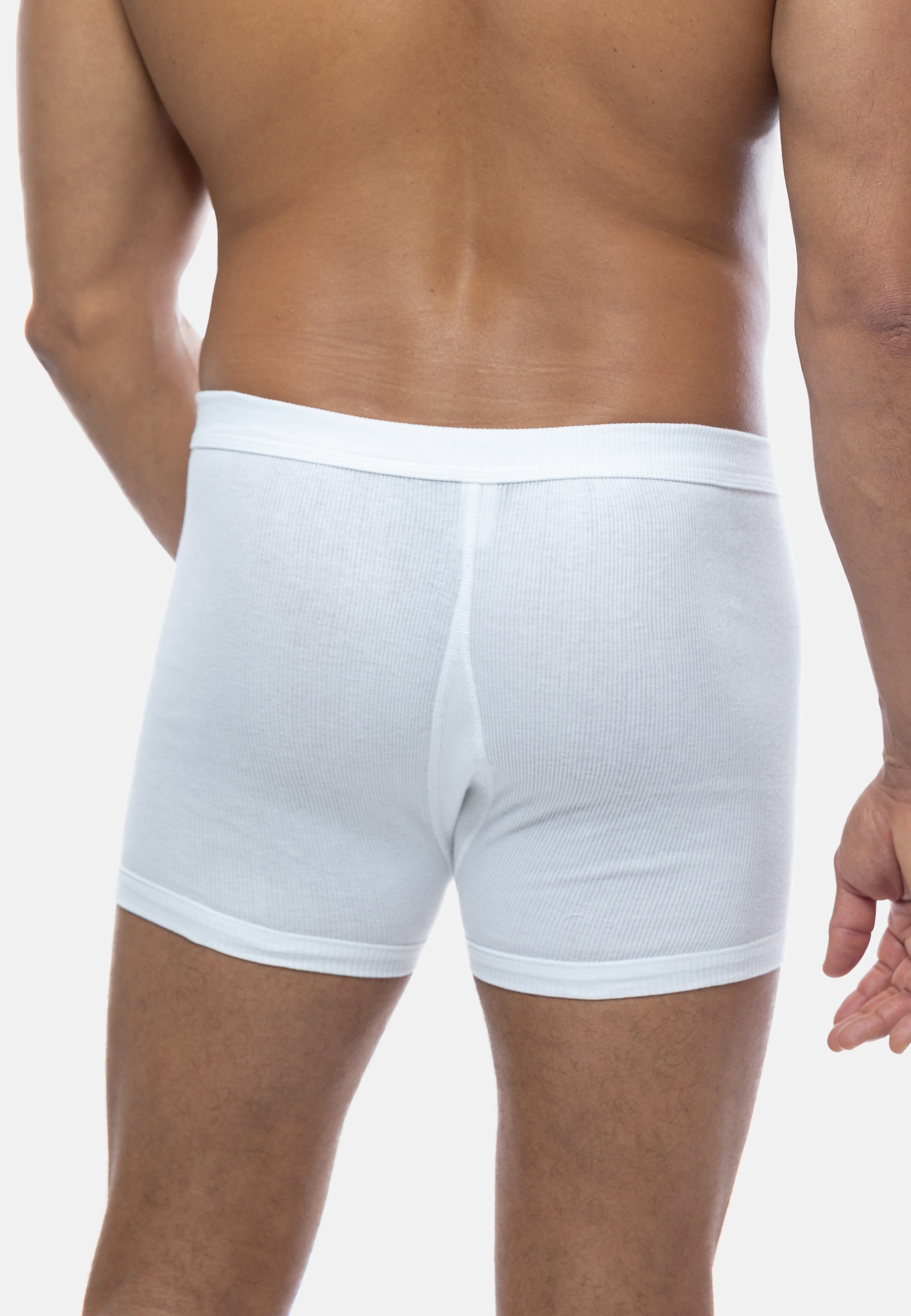 ESGE - Die Wäsche-Macher Retro Boxer 5er Pack - Doppelripp (Spar-Set, 5-St) Retro Short / Pant - Baumwolle - mit Eingriff - Ohne Seitennähte