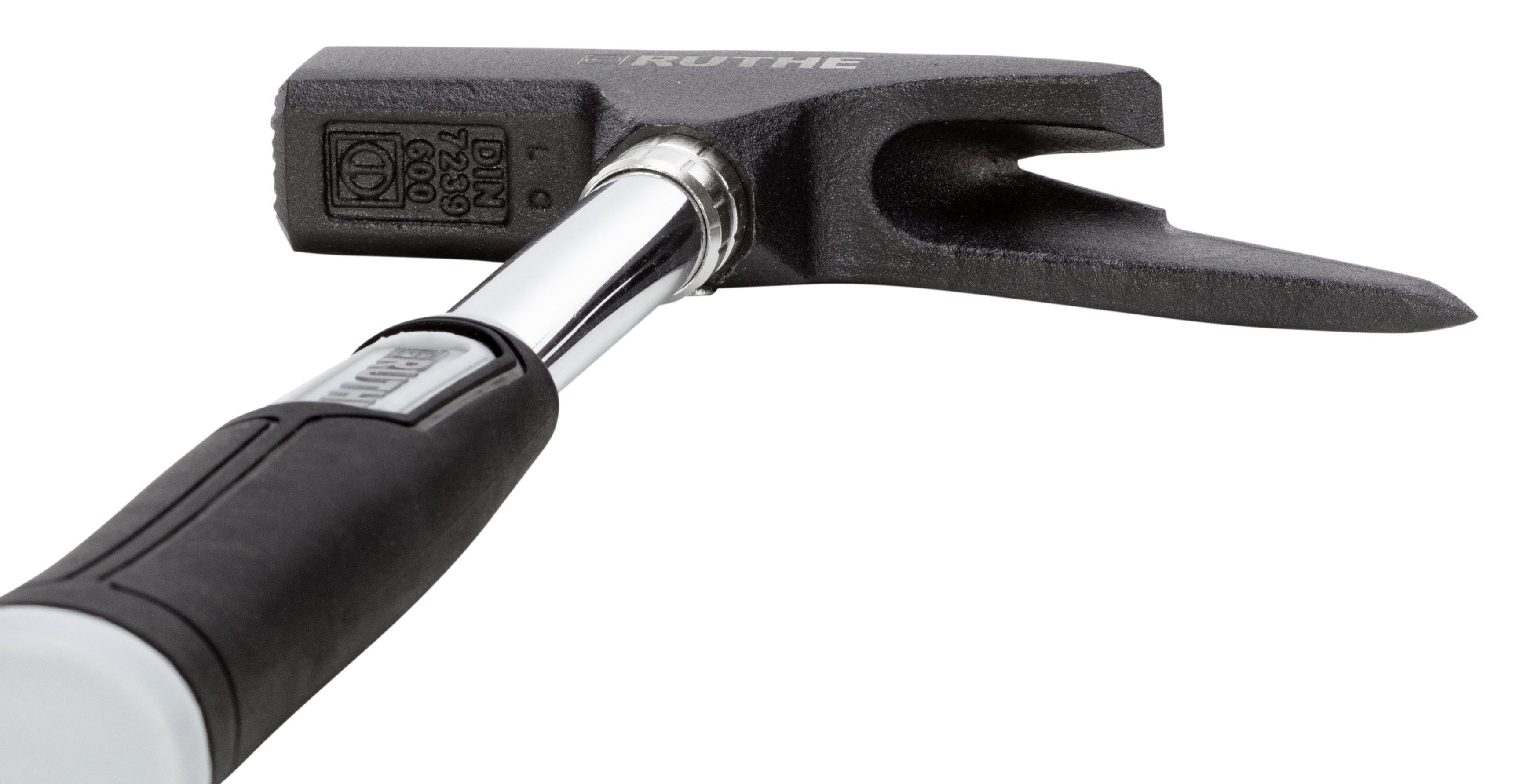 Latthammer RUTHE Profi Latthammer Stahlrohr mit Magnet schwarz