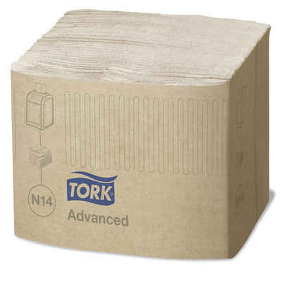 TORK Papierserviette 720 Papierservietten N14 Advanced Xpressnap Fit® natur, Ohne Bleichmittel; Ohne zusätzliche Farbstoffe