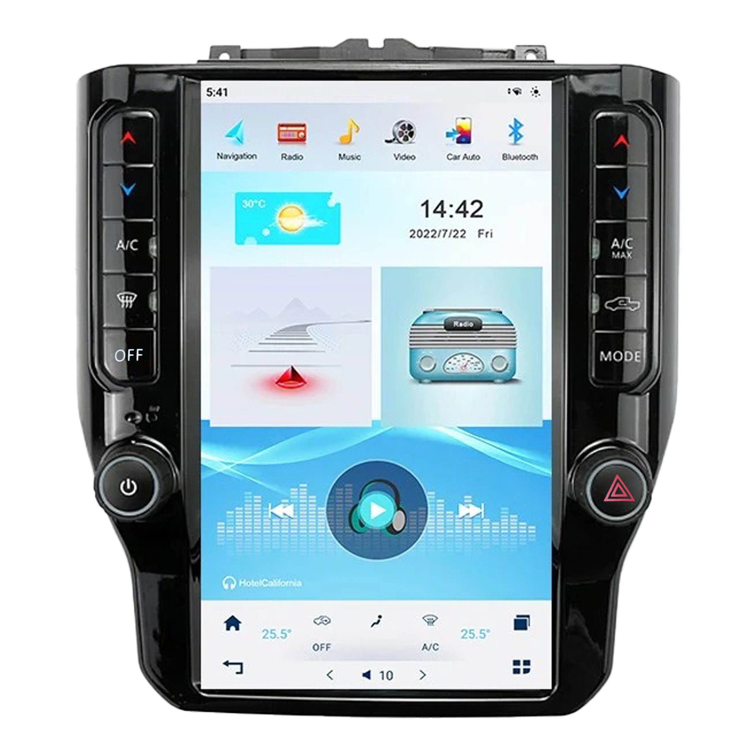 TAFFIO Für Dodge RAM 1500 2500 11.8" Touchscreen Android Autoradio CarPlay Einbau-Navigationsgerät