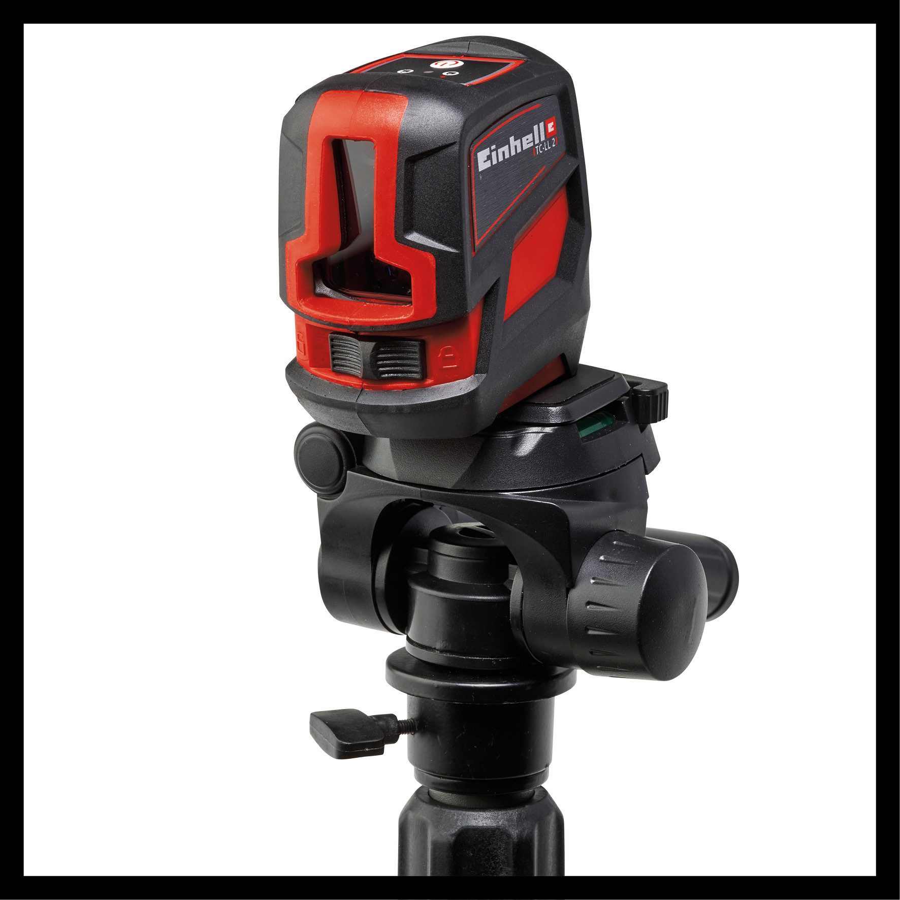 Einhell Laser-Zubehör Tripod Laser Adapter 1/4" Adapter, integrierte Wasserwaage