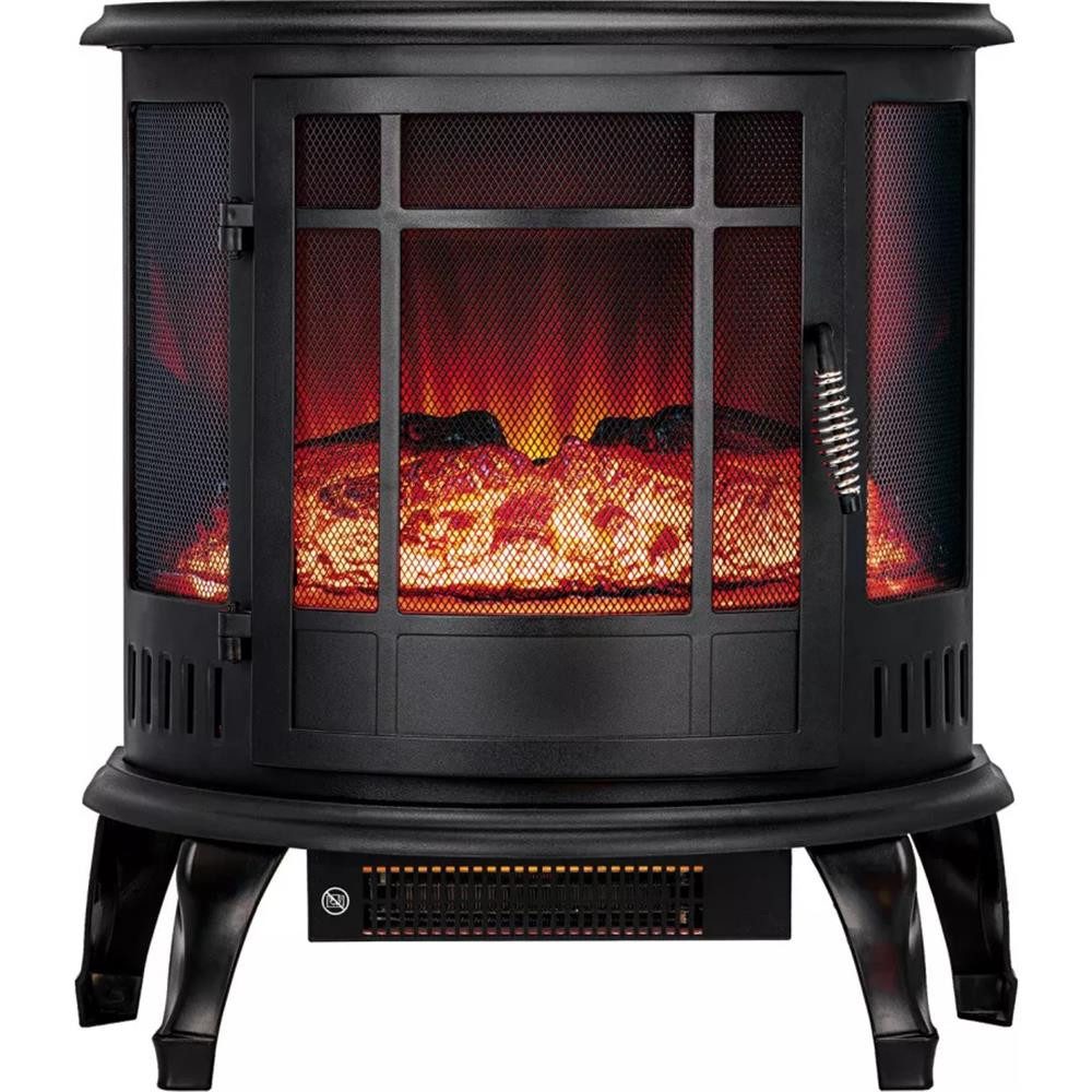 MPM Elektrokamin MEK-03, Flammeneffekt, Thermostat, Licht ohne Heizung, Helligkeitsregler