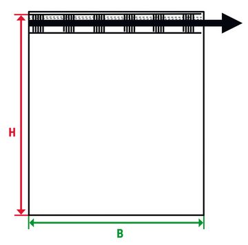 Vorhang Allegra, Neutex for you!, Multifunktionsband (1 St), halbtransparent, moderne Streifendessinierung