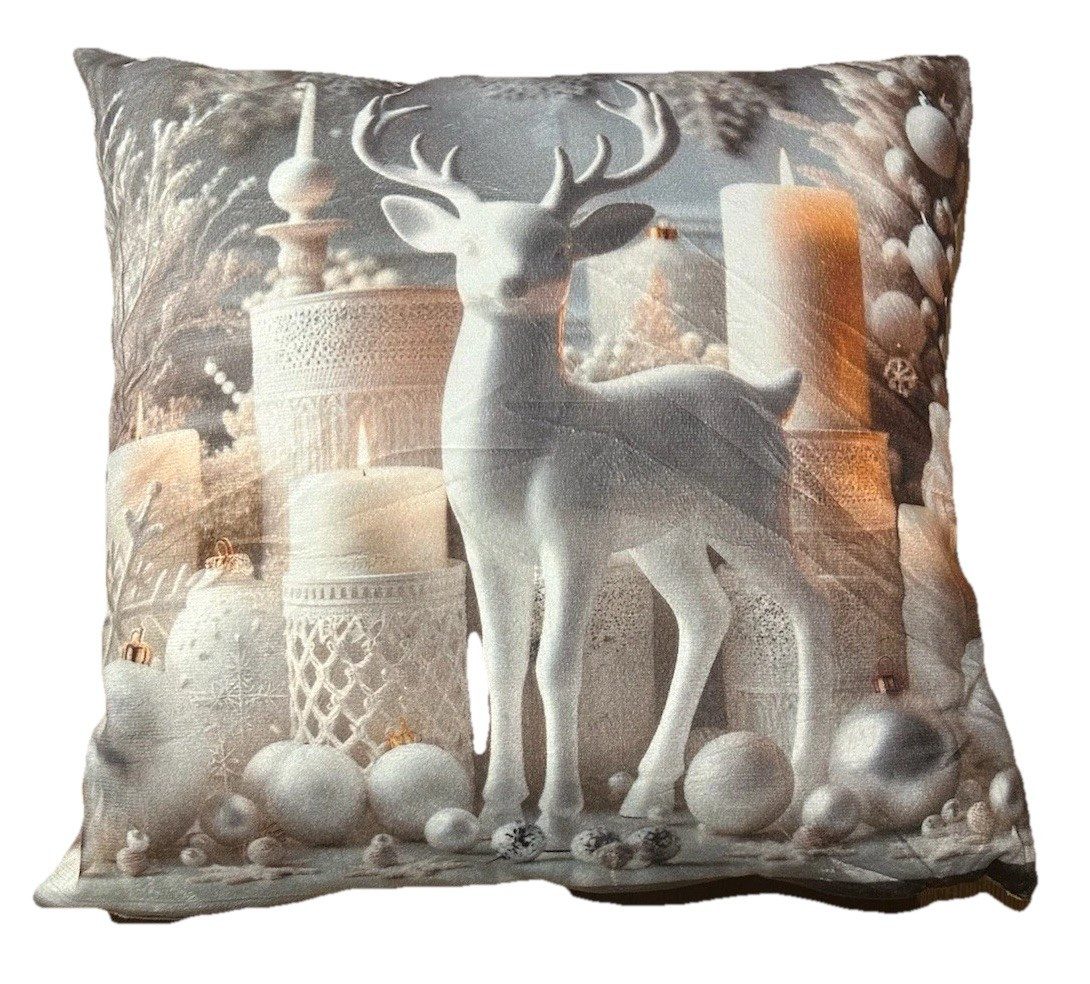 Kofur Handelsgesellschaft mbH Dekokissen Weihnachten Weihnachtsmotiv mit Mo günstig online kaufen