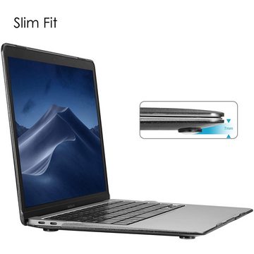 Fintie Laptop-Hülle Hülle für MacBook Air 13 (2018-2020 Freisetzung) A2337(M1)/A2179/A1932, Ultradünne Matt Hartschale Schutzhülle Snap Case Kompatibel mit MacBook Air 13" Retina