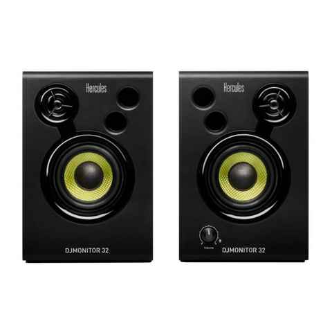 HERCULES DJ Monitor 32 Monitor-Boxen Lautsprecher (Kabelgebunden, 30 W)