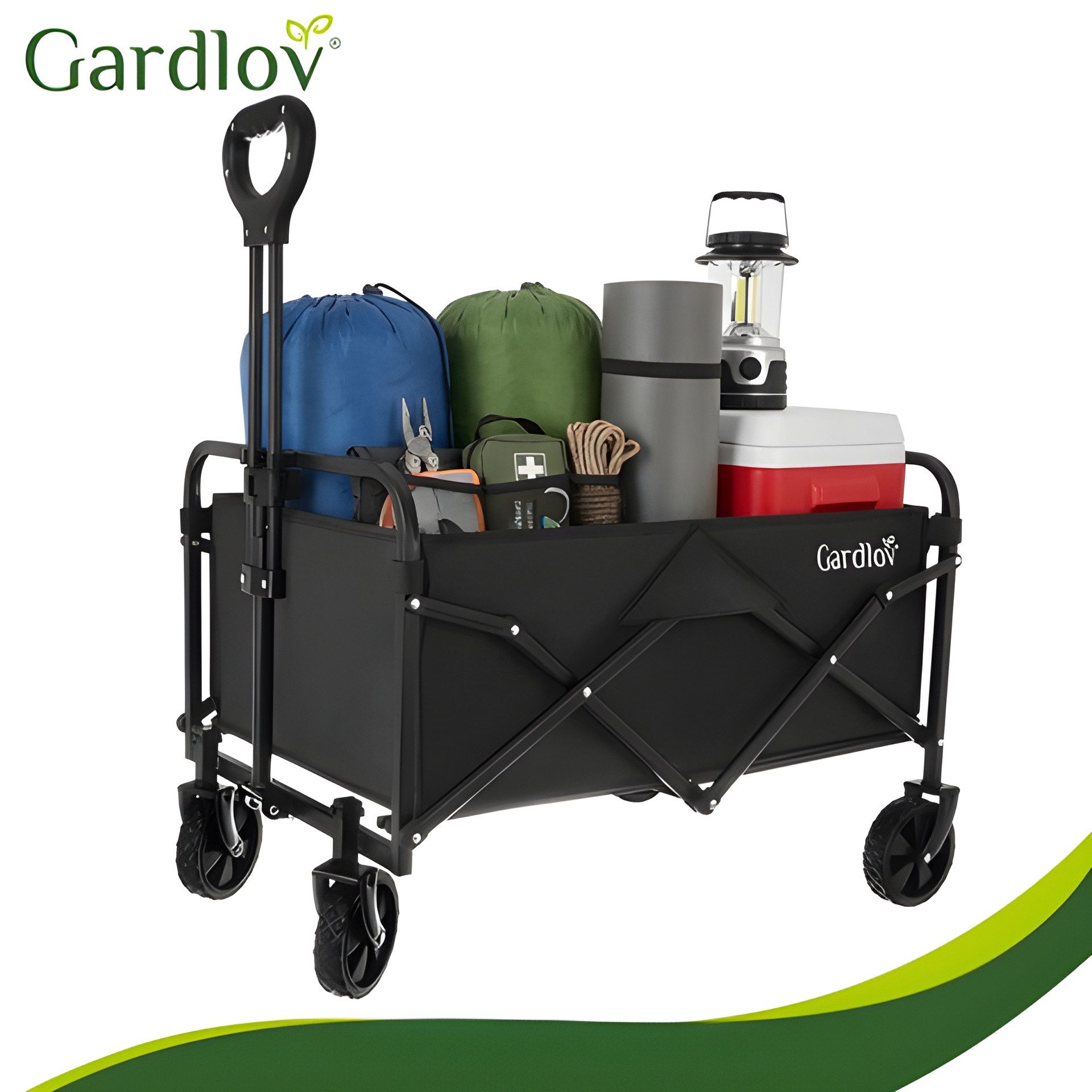 Bollerwagen Klappbarer Faltbarer Handwagen Gartenwagen