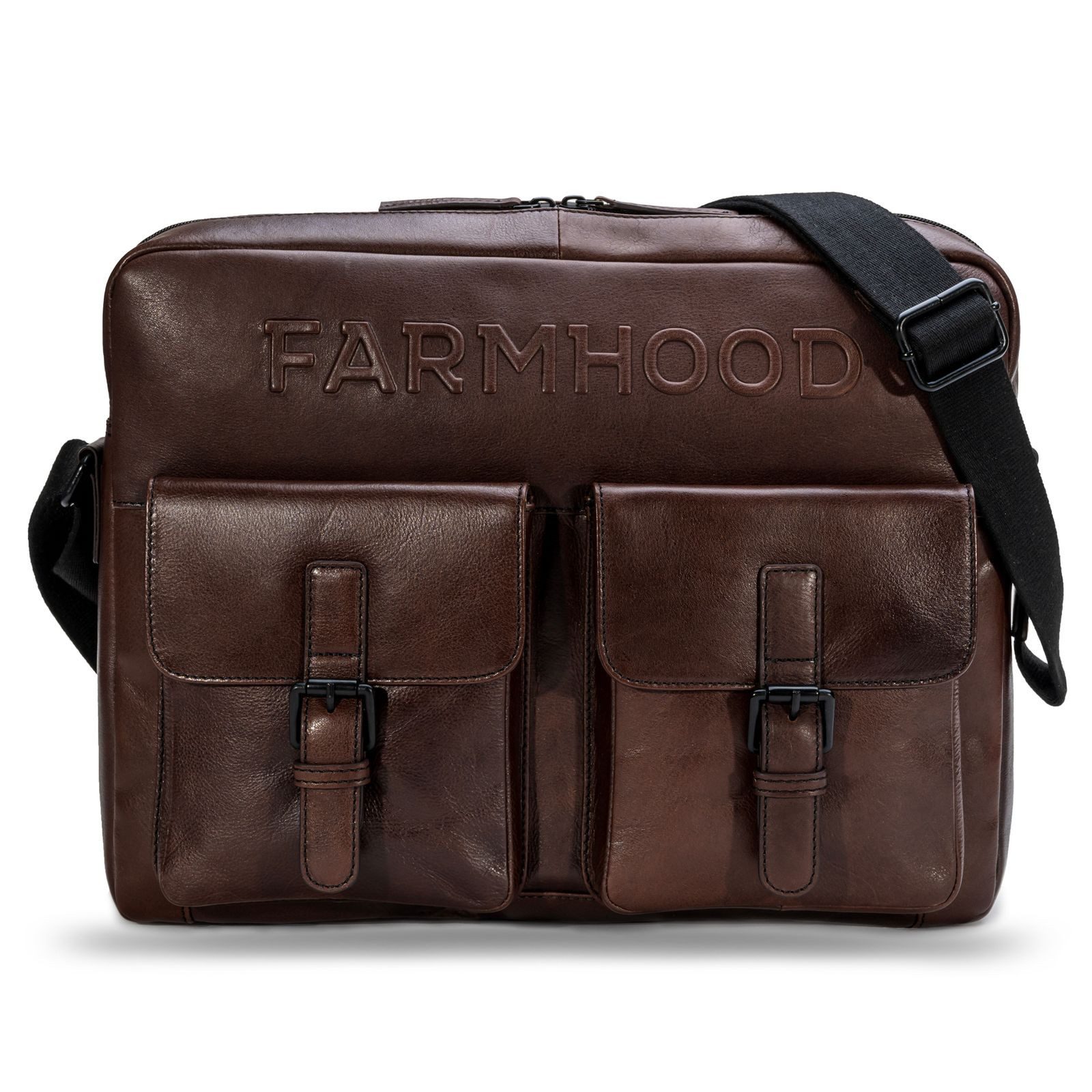 Farmhood Businesstasche Memphis, aus echtem Leder