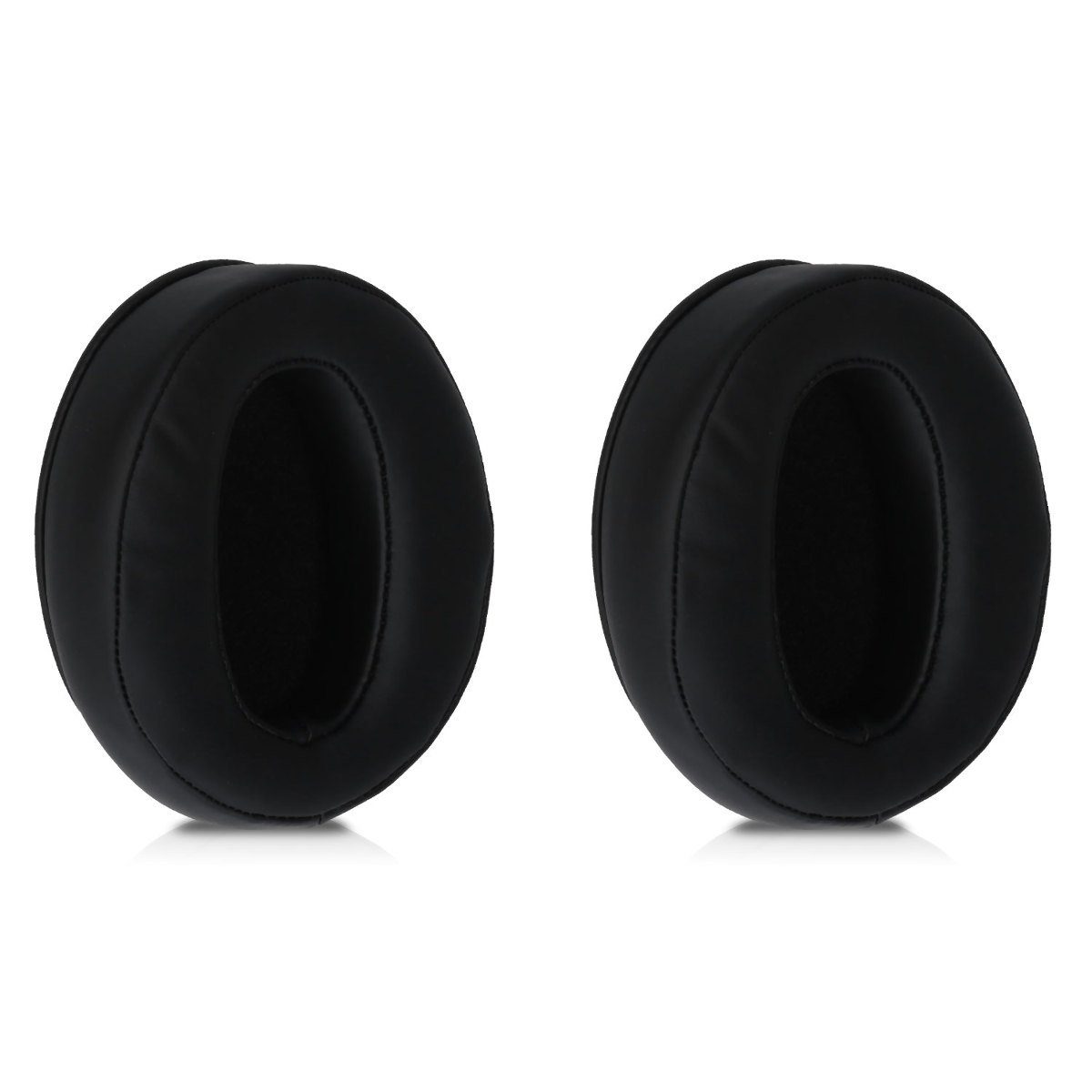 kwmobile 2x Ohr Polster für Sennheiser HD450BT / HD350BT Ohrpolster (Ohrpolster Kopfhörer - Kunstleder Polster für Over Ear Headphones)